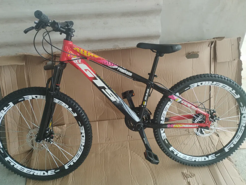 Bicicleta De Grau Gts Predador 21v Aro 26 Disco Mecânico Cor