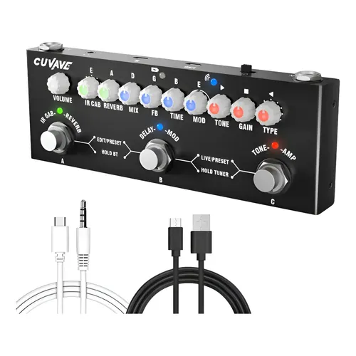 Pedal de efecto Electro-Harmonix Stereo Memory Man com Hazarai