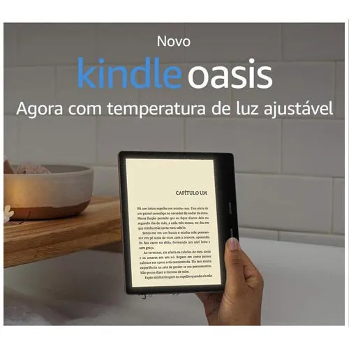 Kindle Amazon Oasis 7 Wi-fi 8gb Preto - B07l57h5x4 | MercadoLivre