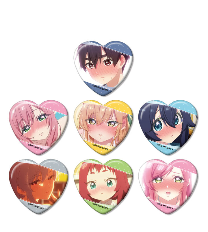 トレーディング赤面場面写ハート型缶バッジ | goods | TVアニメ「君の