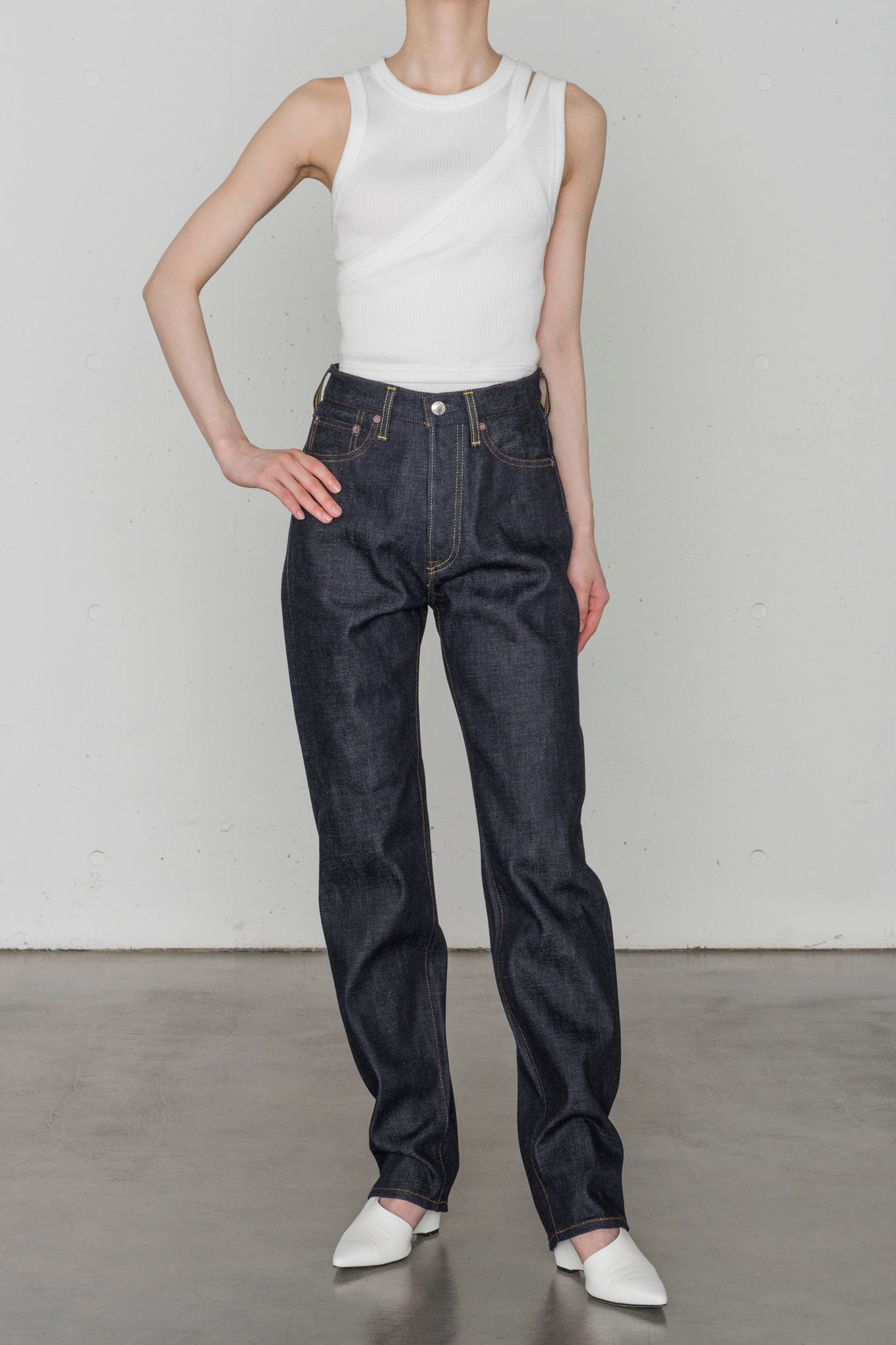 CLASSIC STRAIGHT JEANS – HYKE ONLINE STORE