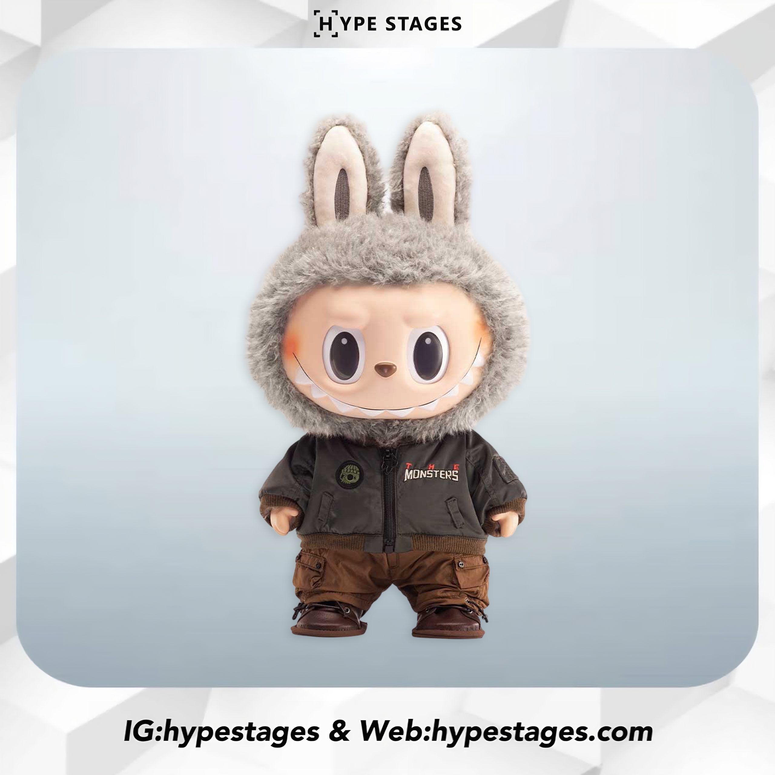 THE MONSTERS JUMP FOR JOY ぬいぐるみ(未開封） Labubu The Monsters