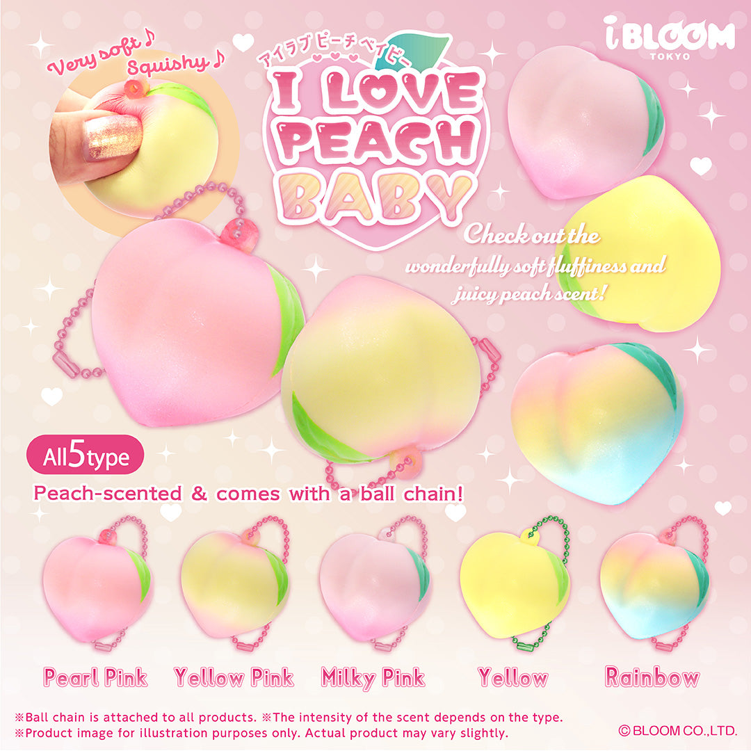 ☆Capsule Toys☆I Love Peach baby – i-BLOOM SQUISHY OFFICIAL SHOP
