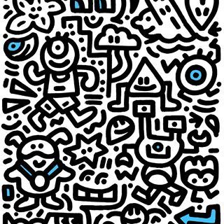 Mr Doodle's Tokyo Olympics Canvases for Galaxy Harajuku