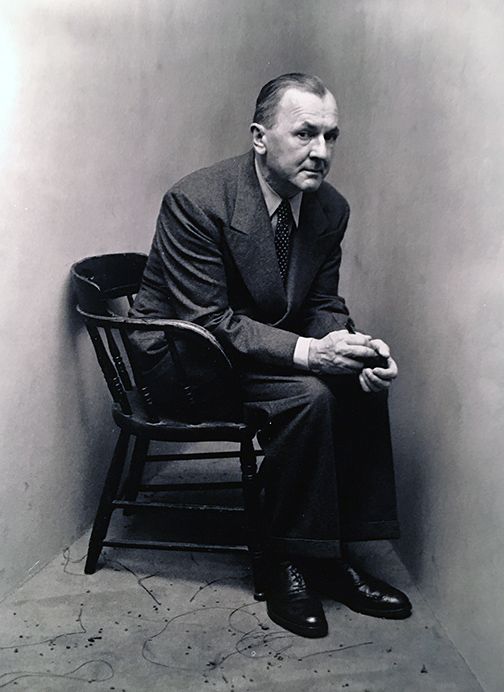 Irving Penn, Corner Portrait, George Grosz, NY, 1948 For Vogue