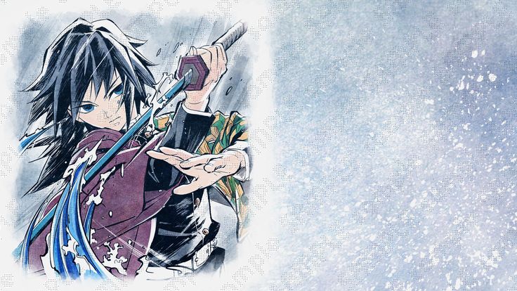 鬼滅の刃 冨岡義勇 アクリル原画色紙 A6 SMASH 鬼滅の刃 アクリル原画