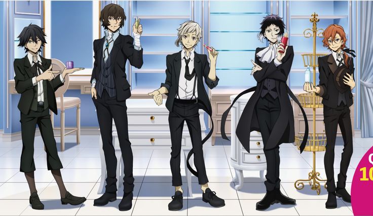 文豪ストレイドッグス 乱歩 太宰 敦 芥川 中原 コラボ