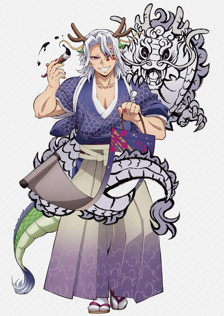 アニメ「鬼滅の刃」宇髄天元 鬼滅祭～アニメ伍周年記念祭～ 辰年 描き