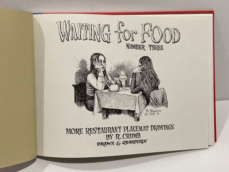 Robert Crumb Waiting for Food Number 3 Art Book Hardback | Etsy