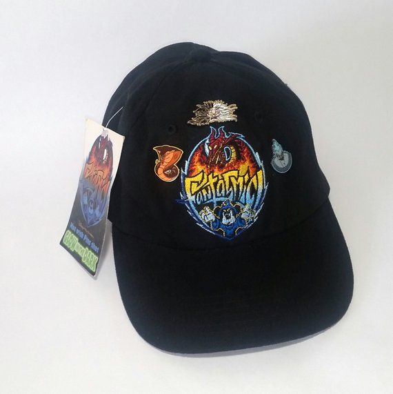 Vintage Disney Fantasmic Glow In the Dark Hat Cap MGM Studios 90s