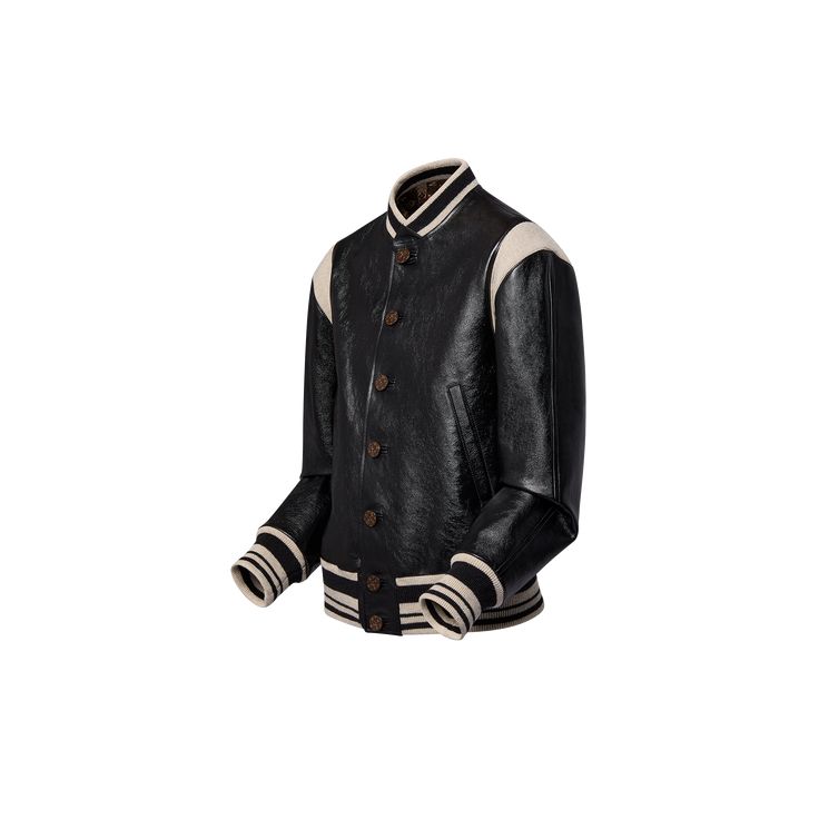 公式】ルイヴィトン - グラフィックレザーバーシティジャケット