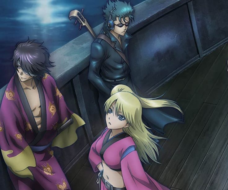 銀魂 高杉晋助,河上万斉,来島また子 Android(960×800)待ち受け 画像