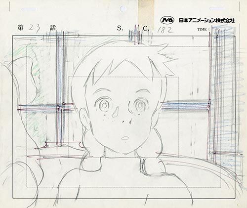 赤毛のアンレイアウト原図