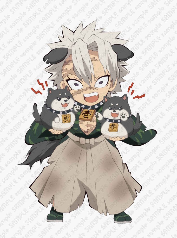 アニメ「鬼滅の刃」不死川実弥 ハロウィン2019 描き下ろしみにきゃら