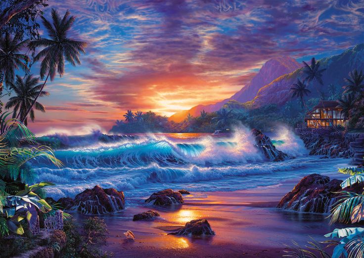 クリスチャンラッセン 海の風景 123/225大きいBIG