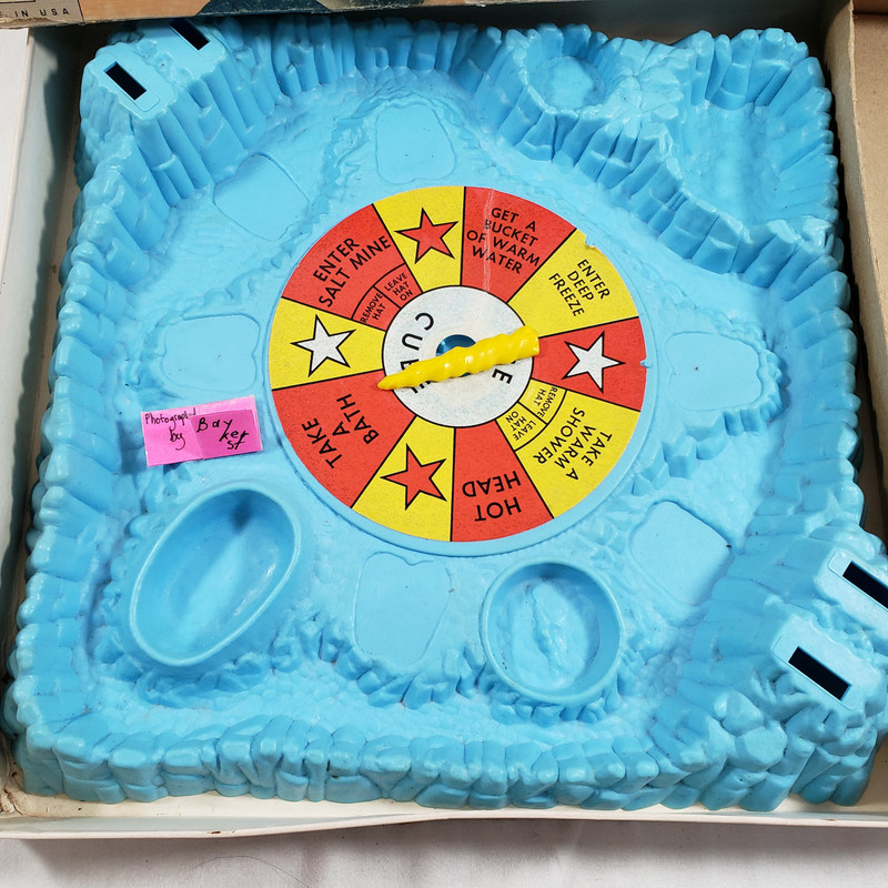 Ice Cube Boardgame Milton Bradley 1972 icecube board game cubes