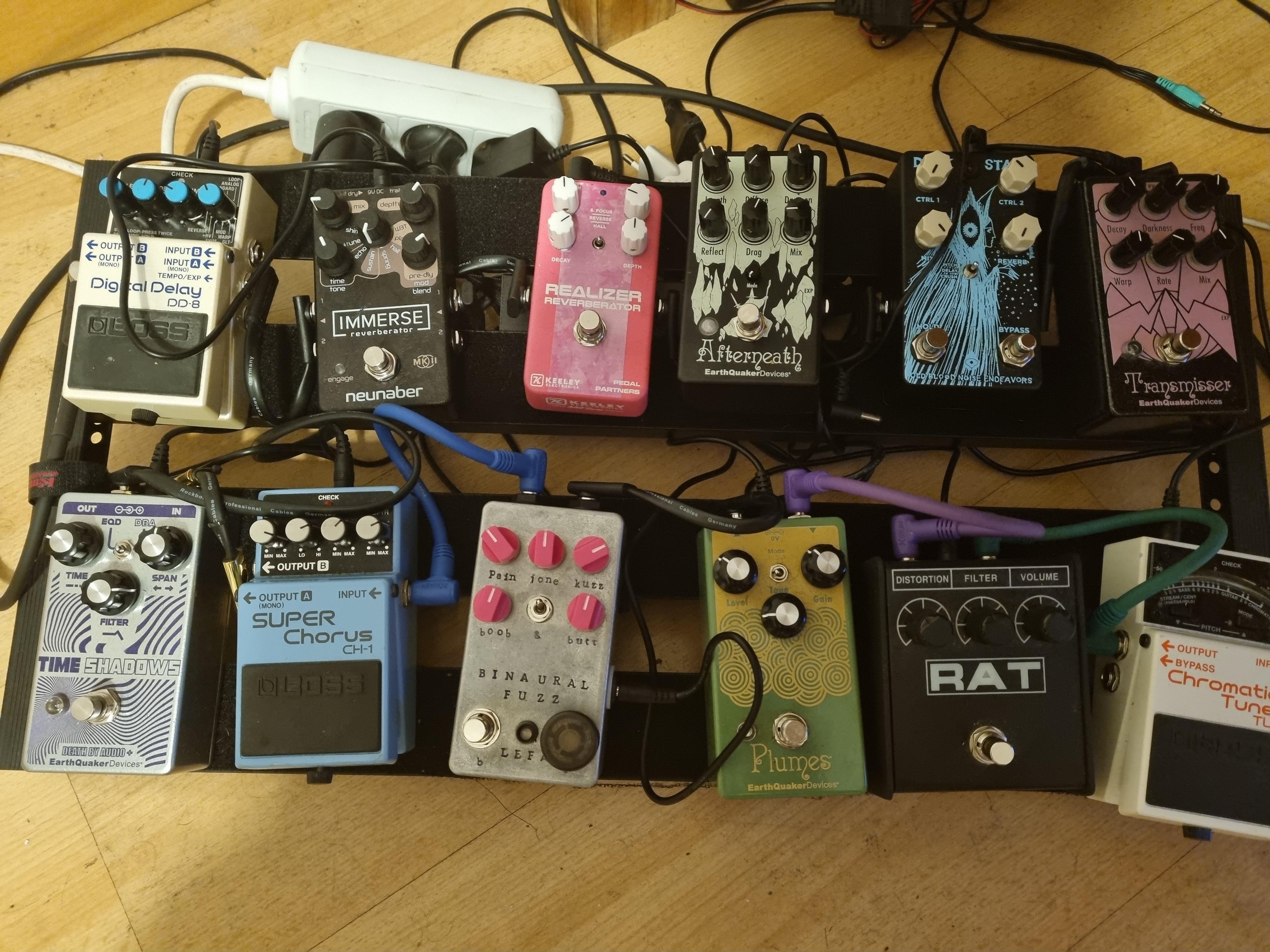 エフェクターボードをアップデート。これはv.2.0 - シューゲイザー : r