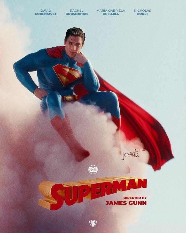 スーパーマン superman 2025 映画 ポスター 両面 us版 額付き スーパー