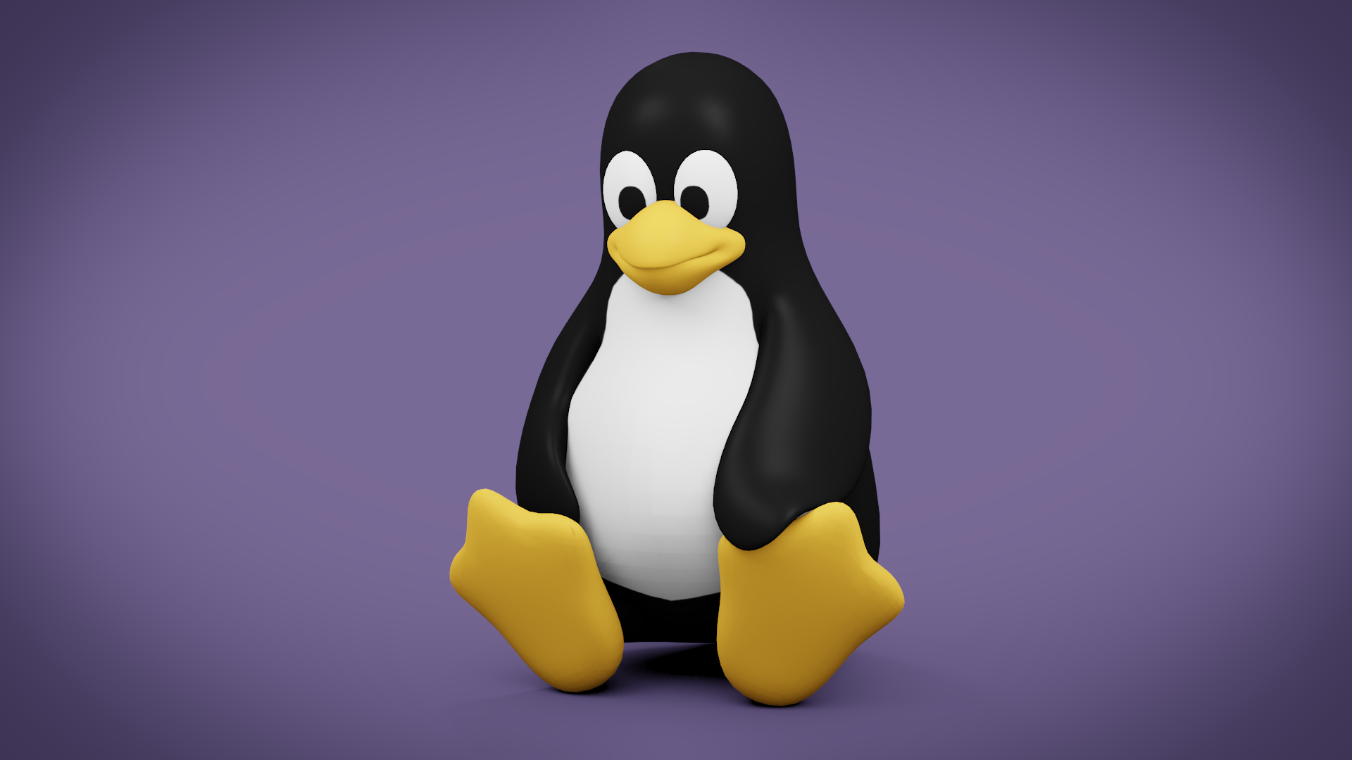 これは、僕が作ったLinuxのずんぐりむっくりなペンギン、Tuxのモデルだ