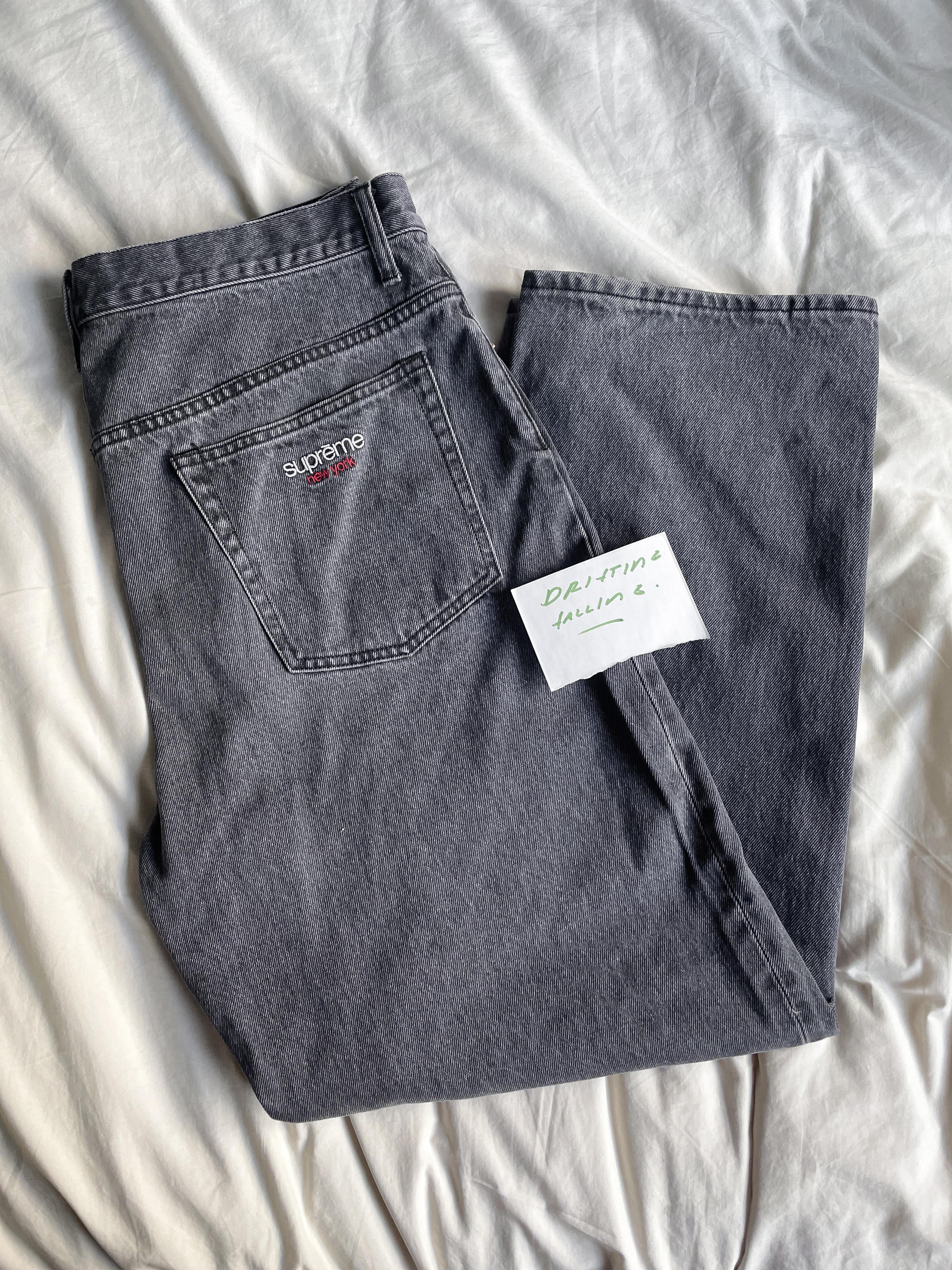 SS23 Baggy Jean Washed Black 34 Waist : r/supremeclothing