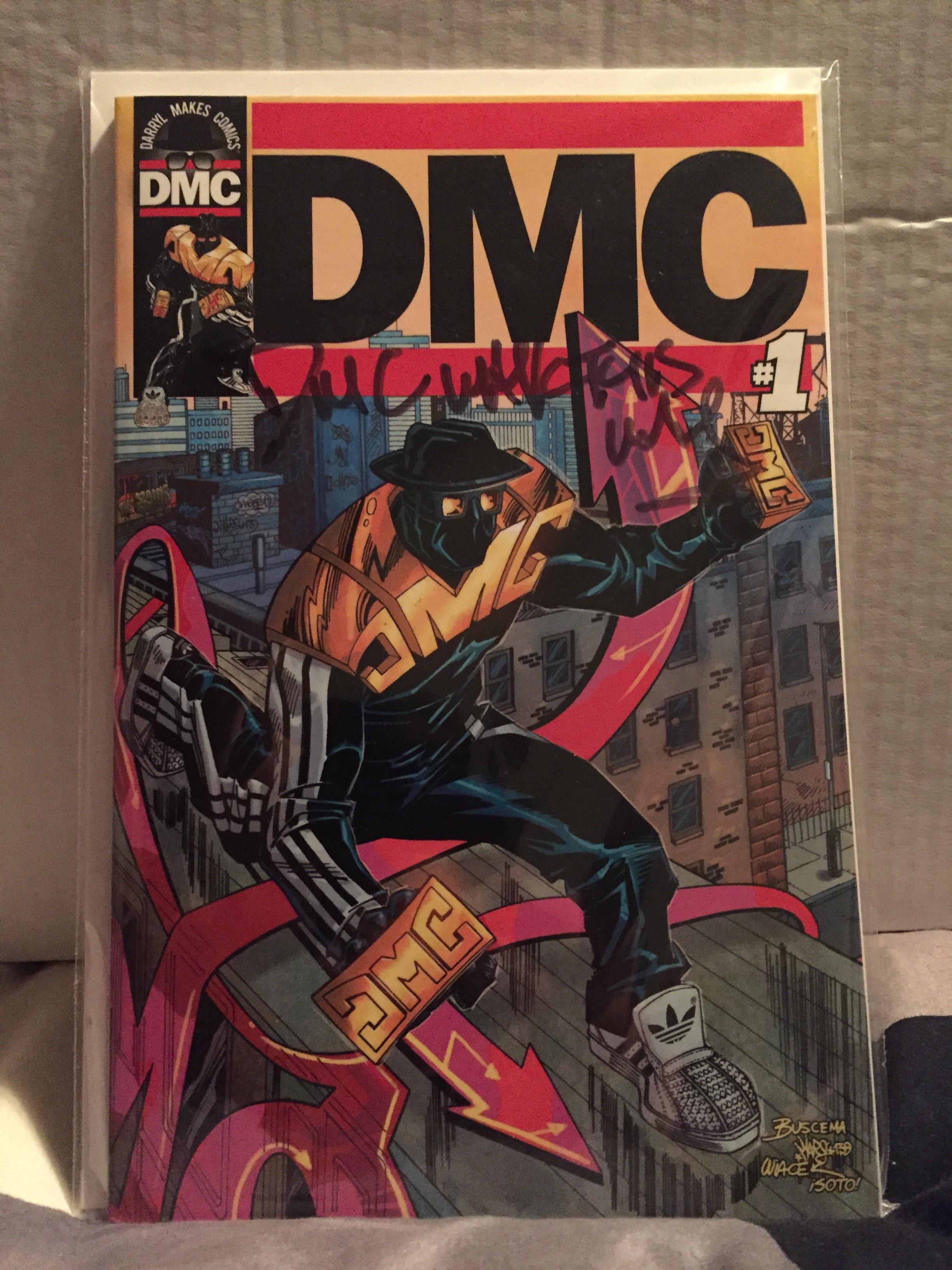 DMC (of Run-DMC) signed first issue of Darryl Makes Comics : r