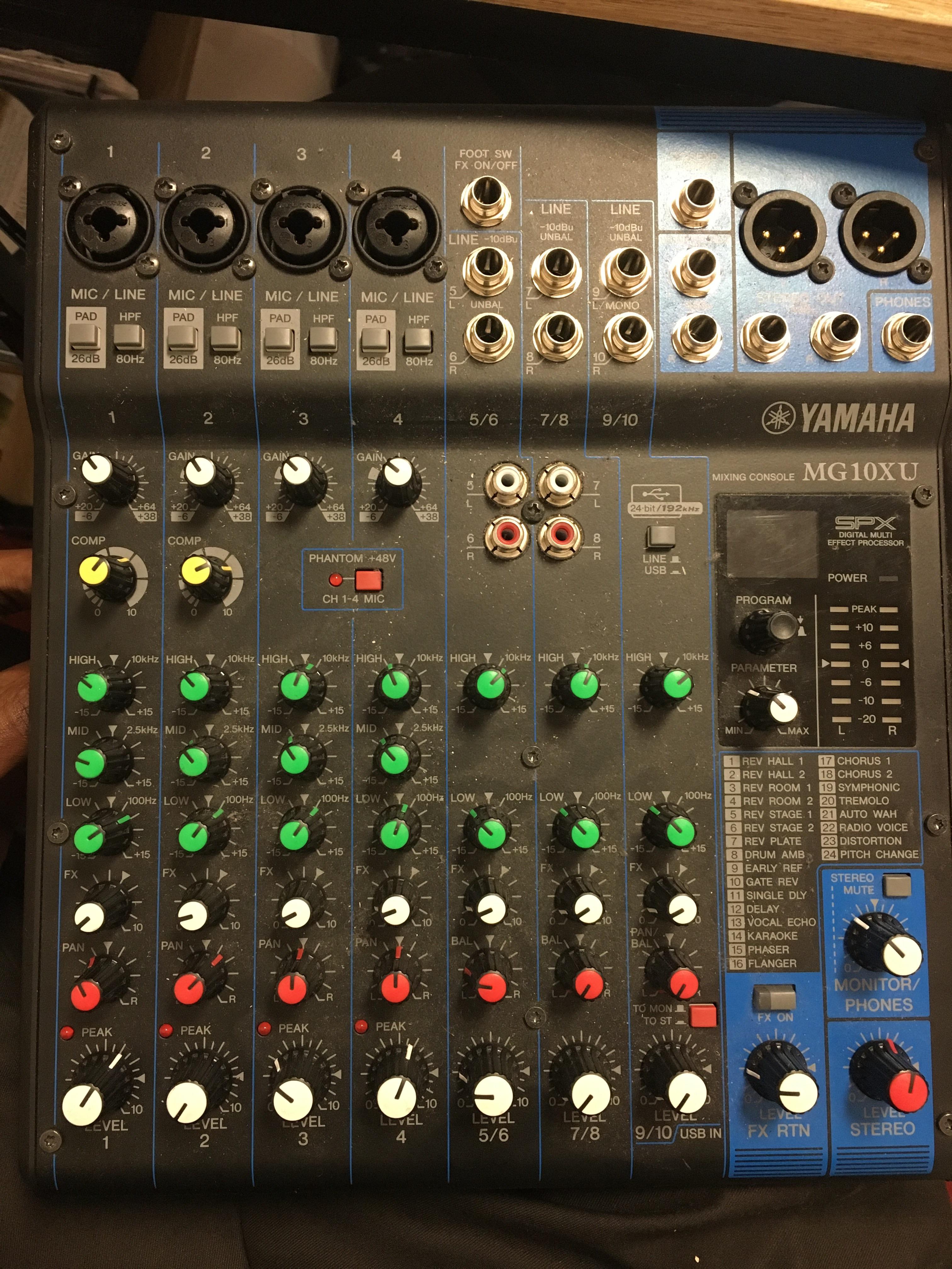 Yamaha MG10XU ってオーディオインターフェースとしてどれくらい使える