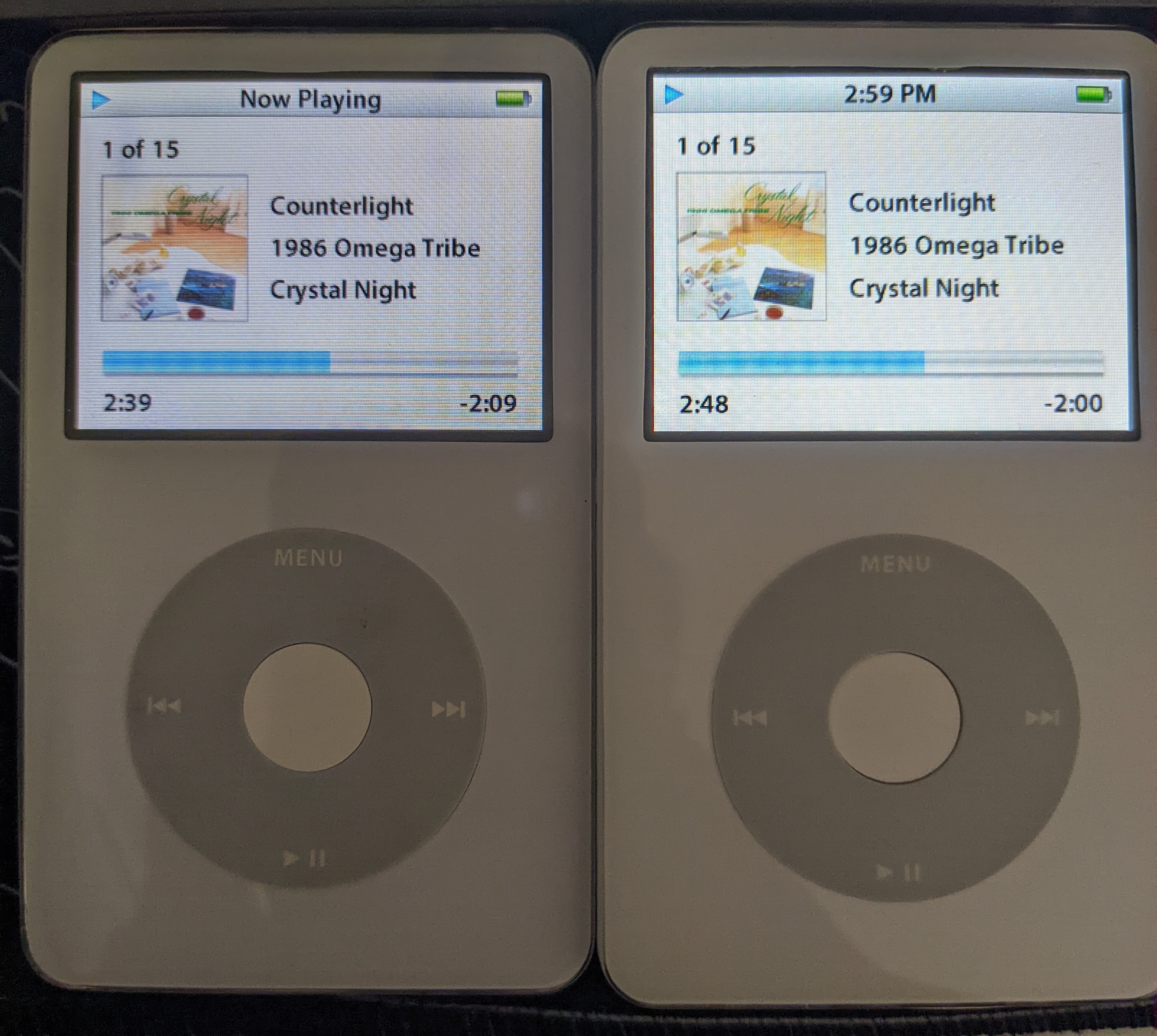 第5世代と5.5世代スクリーンの違い : r/ipod