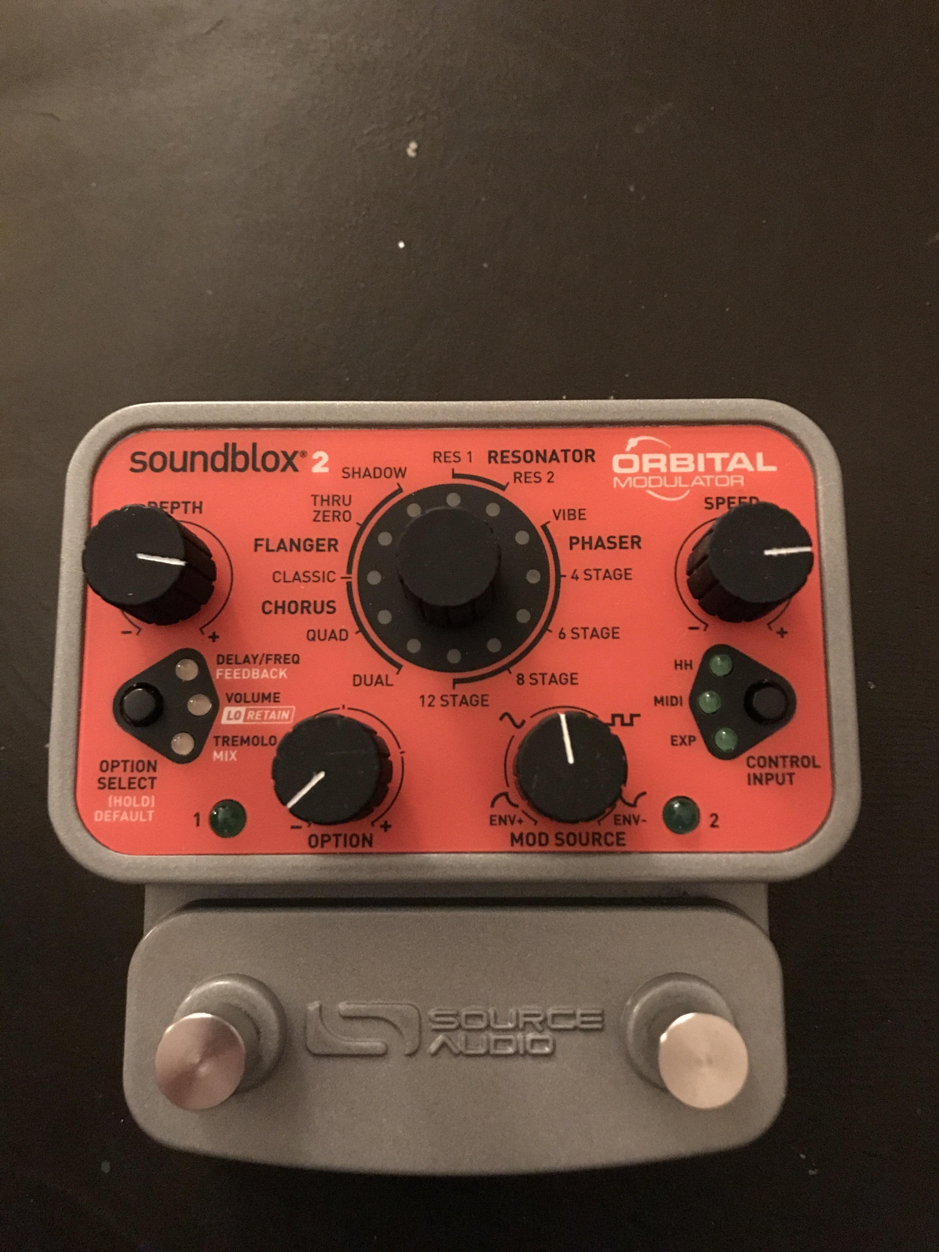 NPD Source Audio Soundblox 2 Orbital Modulator : r/guitarpedals