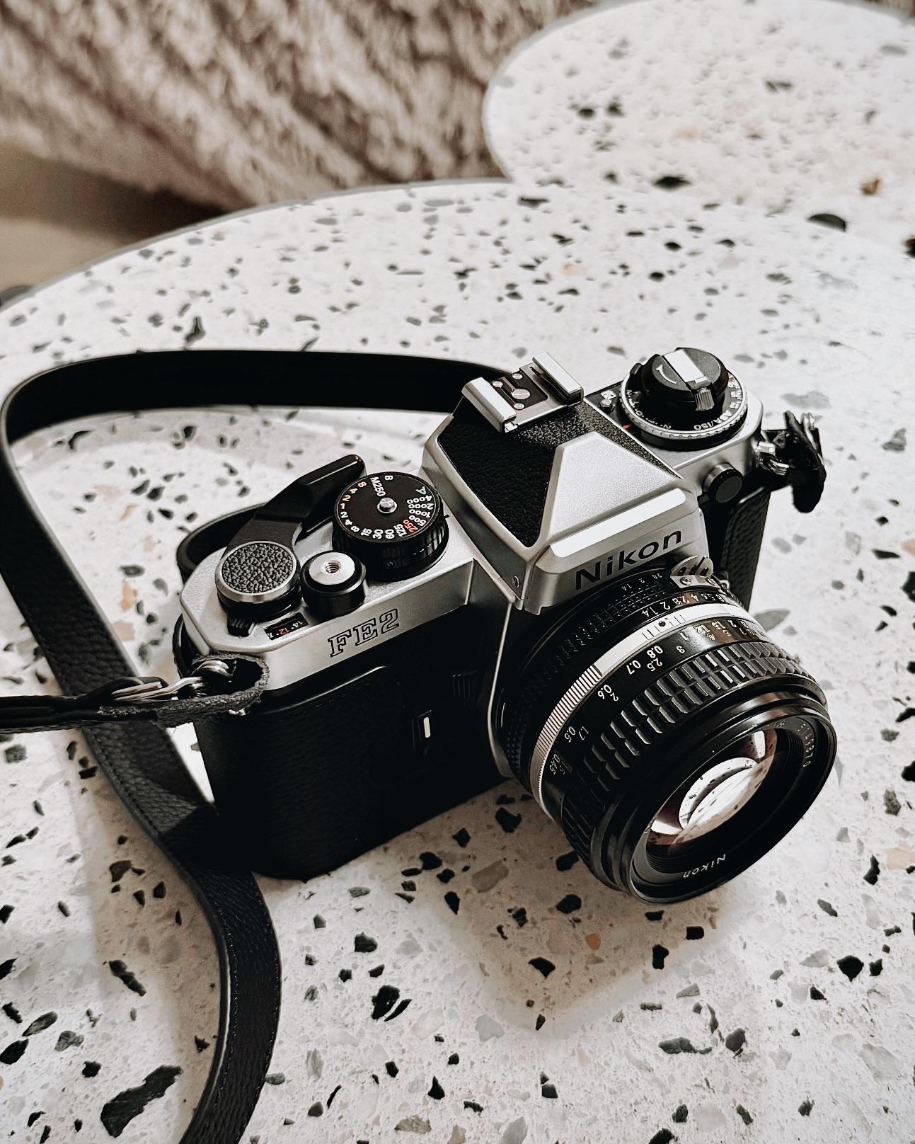 New to film — got this unused Nikon FE2 from Japan and paired it