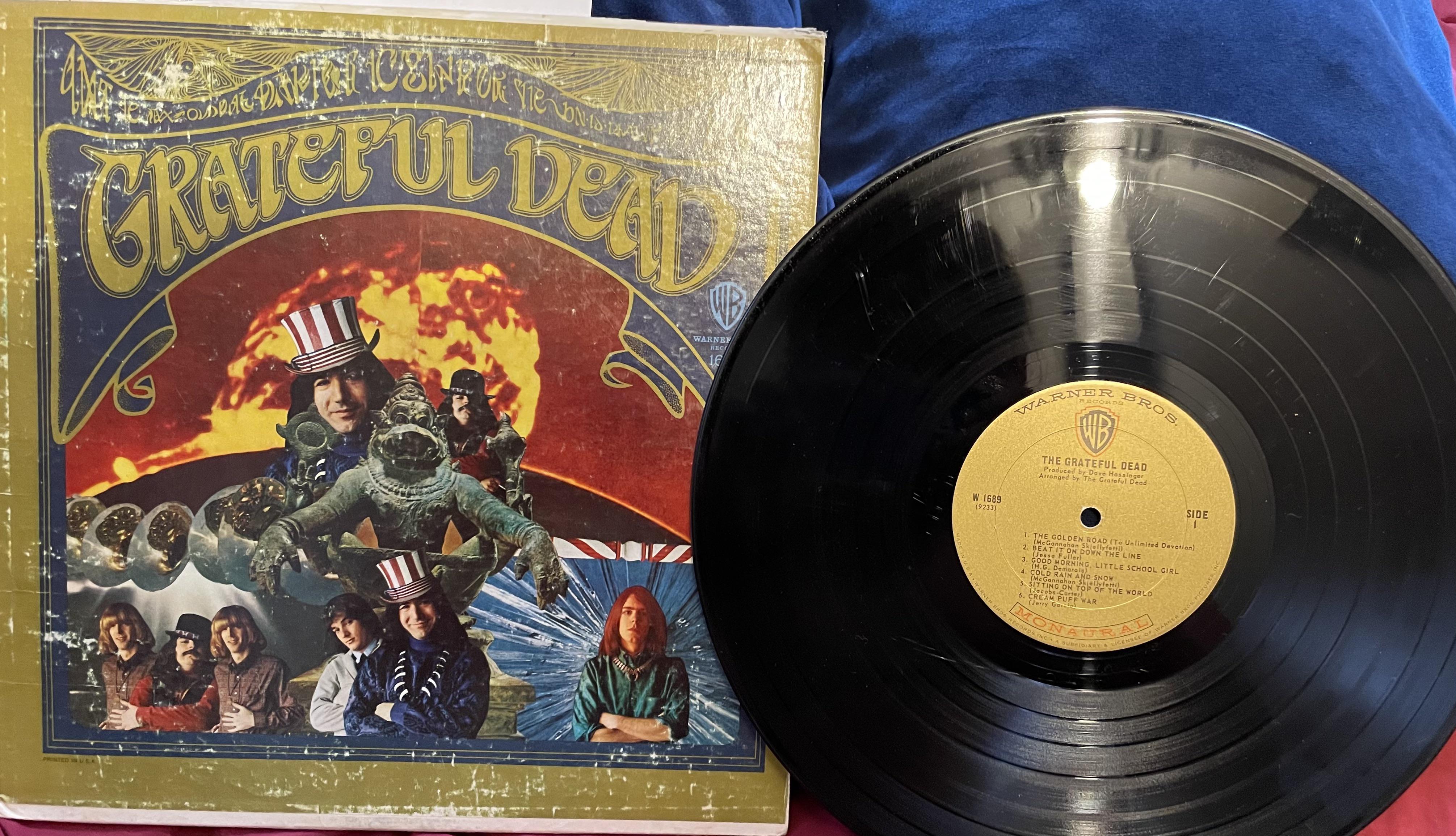 グレイトフル・デッドのデビューアルバム (1967) 初回モノラル盤 : r/vinyl