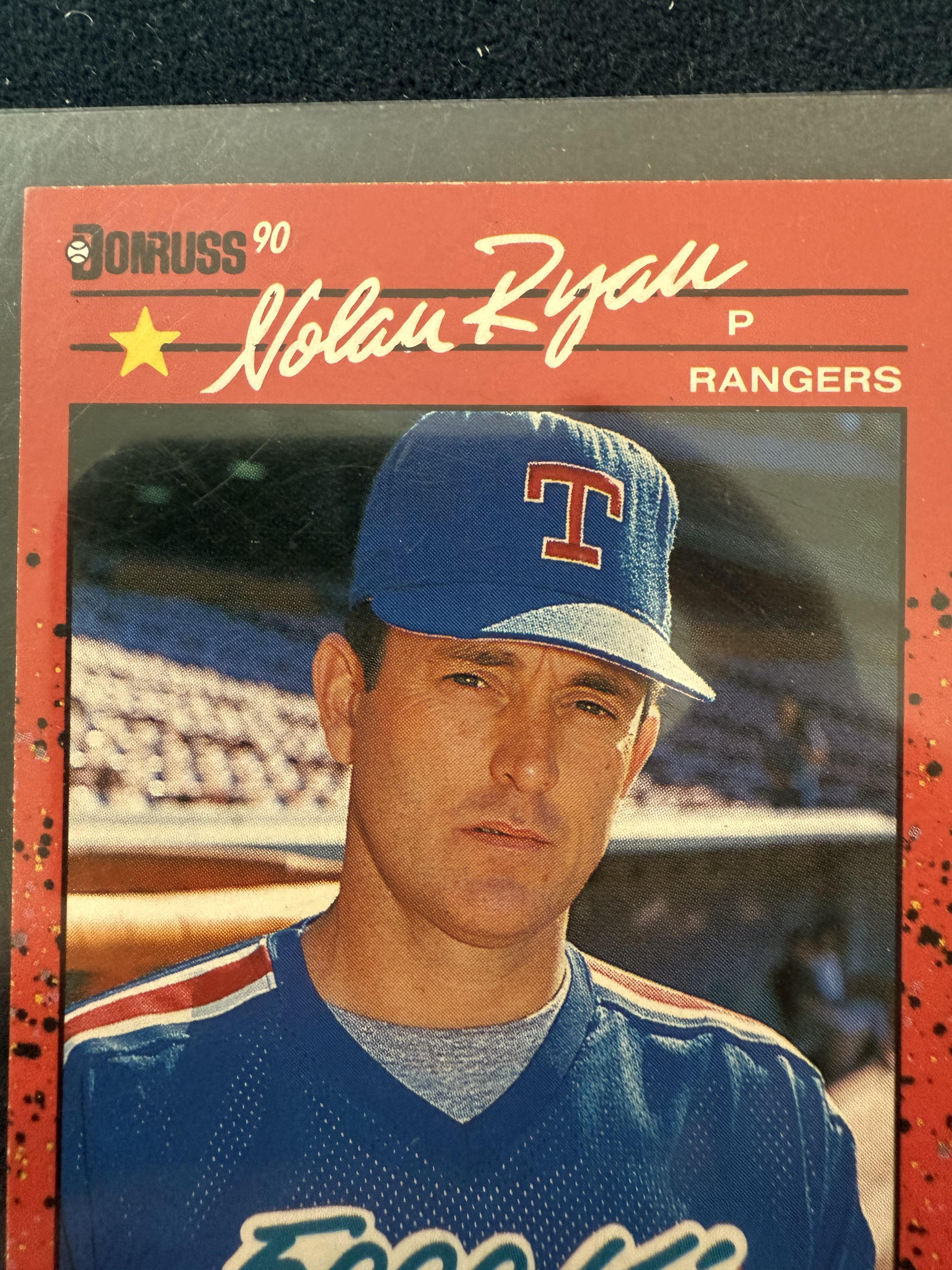 1990年 Donruss ノーラン・ライアンのエラーカード？ : r/baseballcards