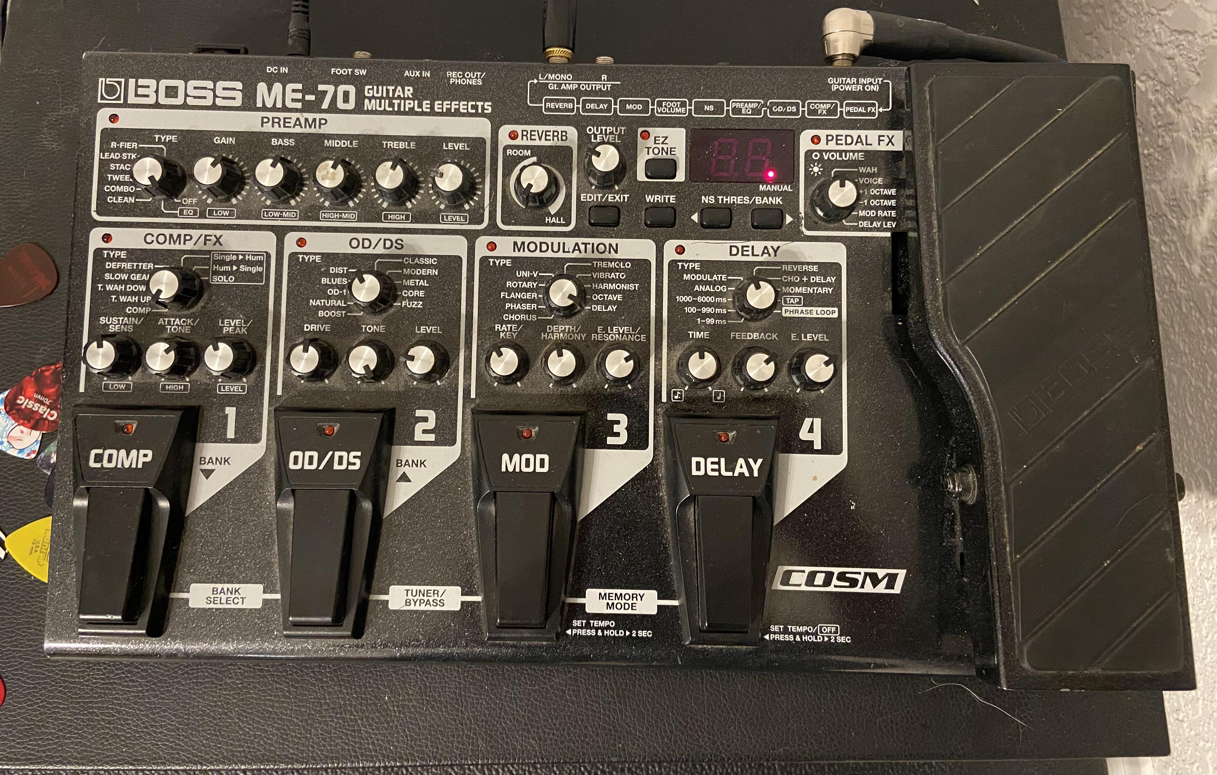 New(ish) Pedal Day: Boss Me-70 : r/guitarpedals