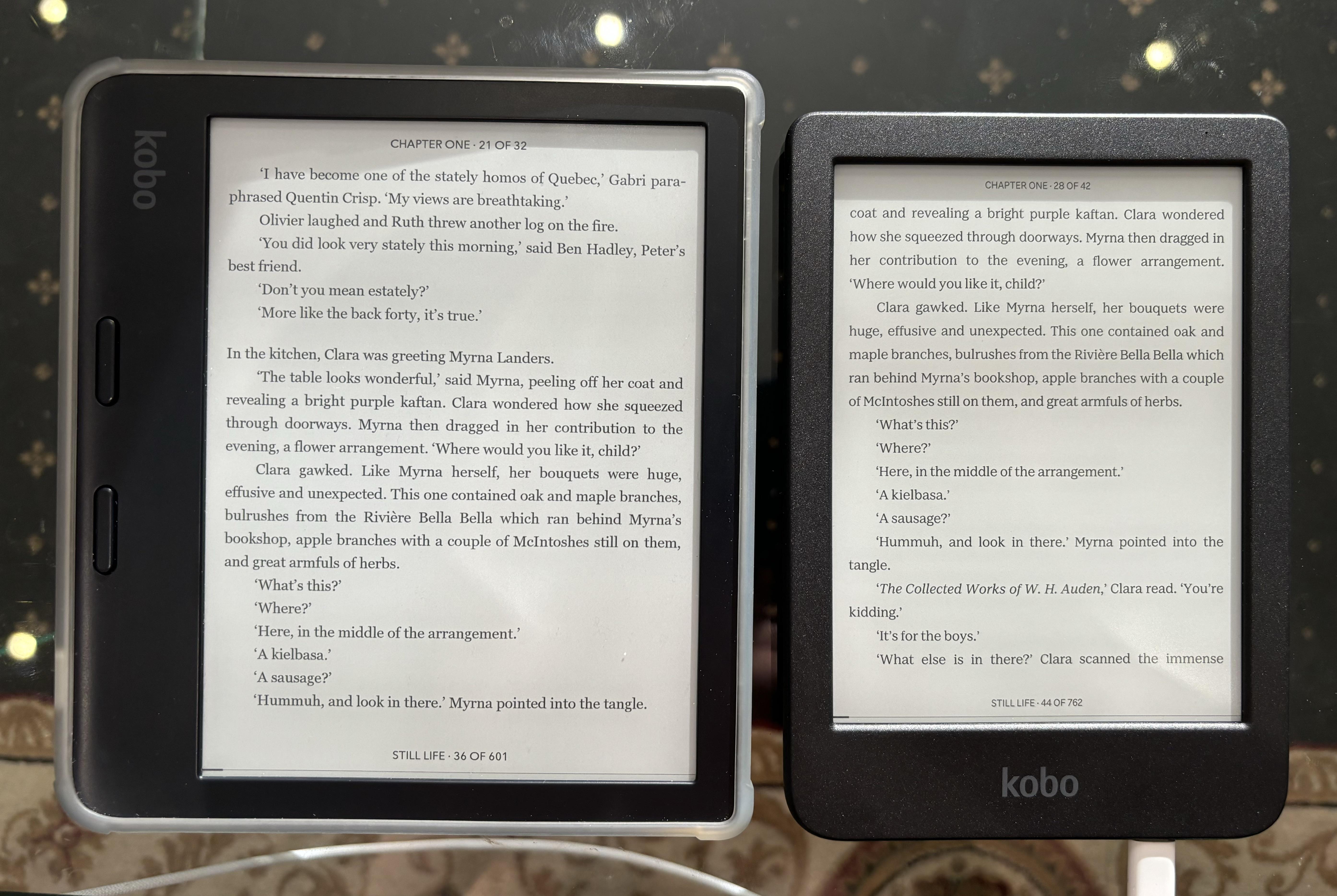 Libra 2 と Clara BW - 並べてみた : r/kobo