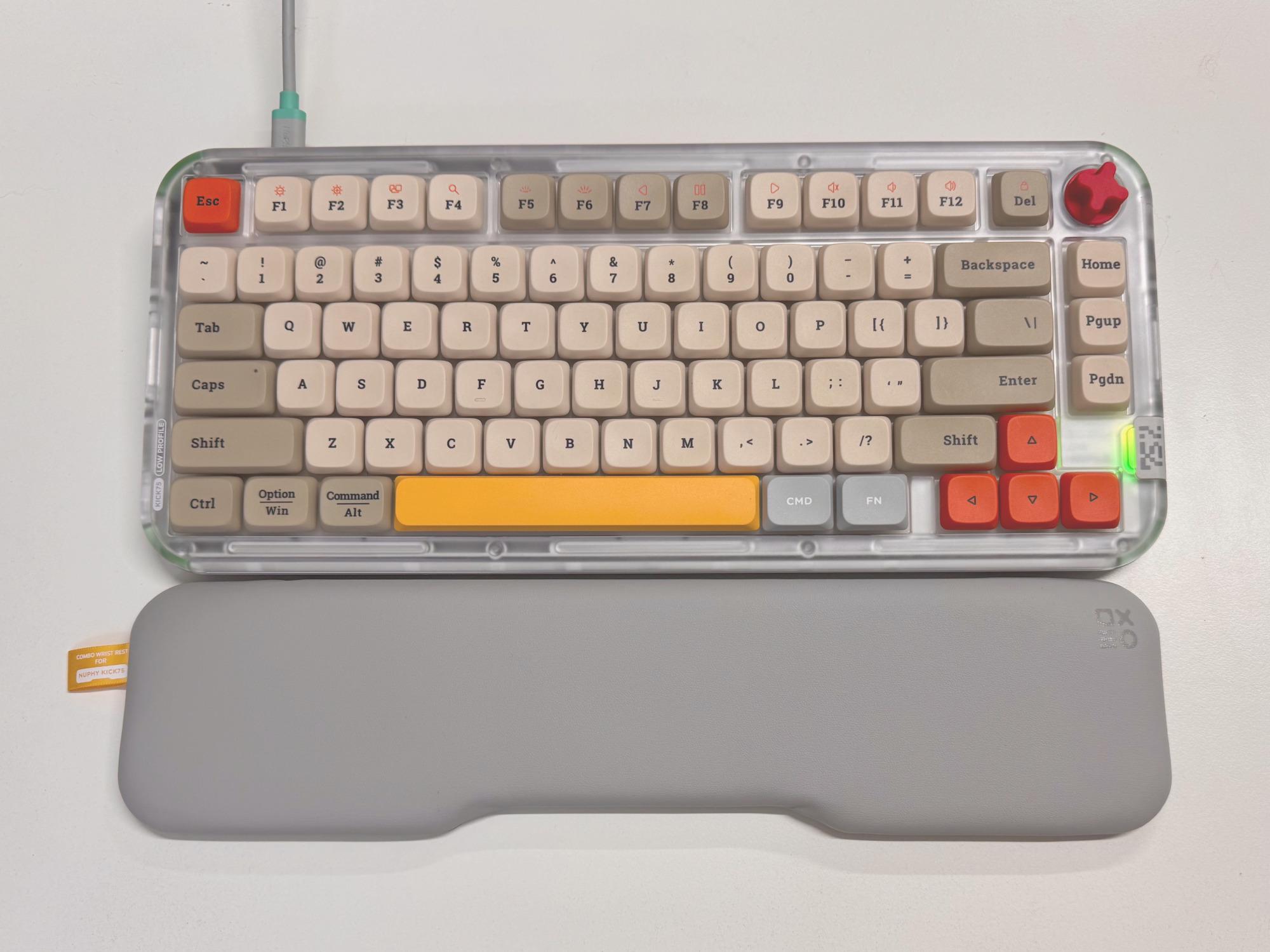 Kick75 (ロープロファイル) レトロキーキャップ : r/NuPhy