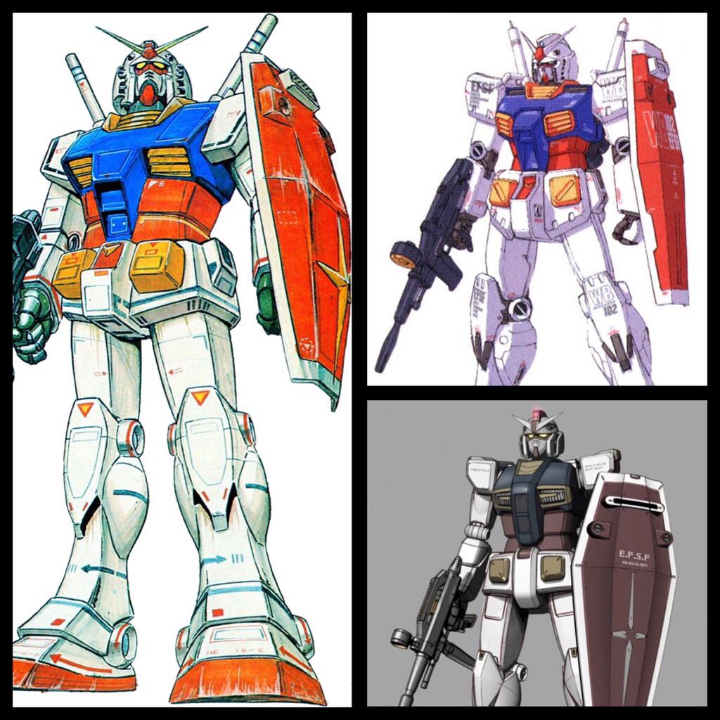 RX-78-2のデザイン進化 : r/Gundam
