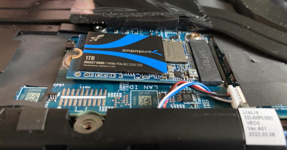 BEWARE: Lenovo Thinkpad L15 Gen3 SSD is practically un-upgradeable