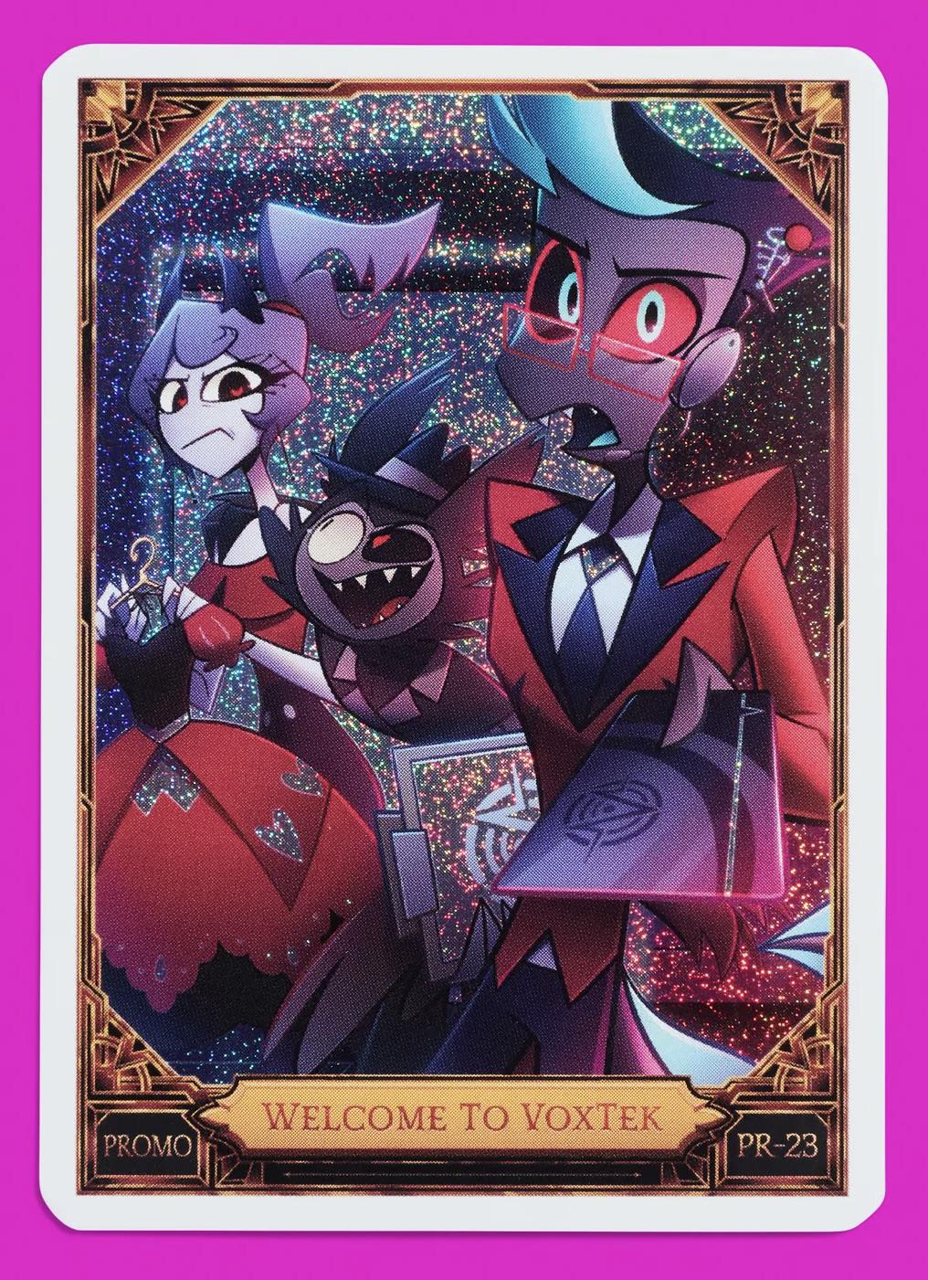 The new promo card for today's drop is so good! : r/HazbinHotel