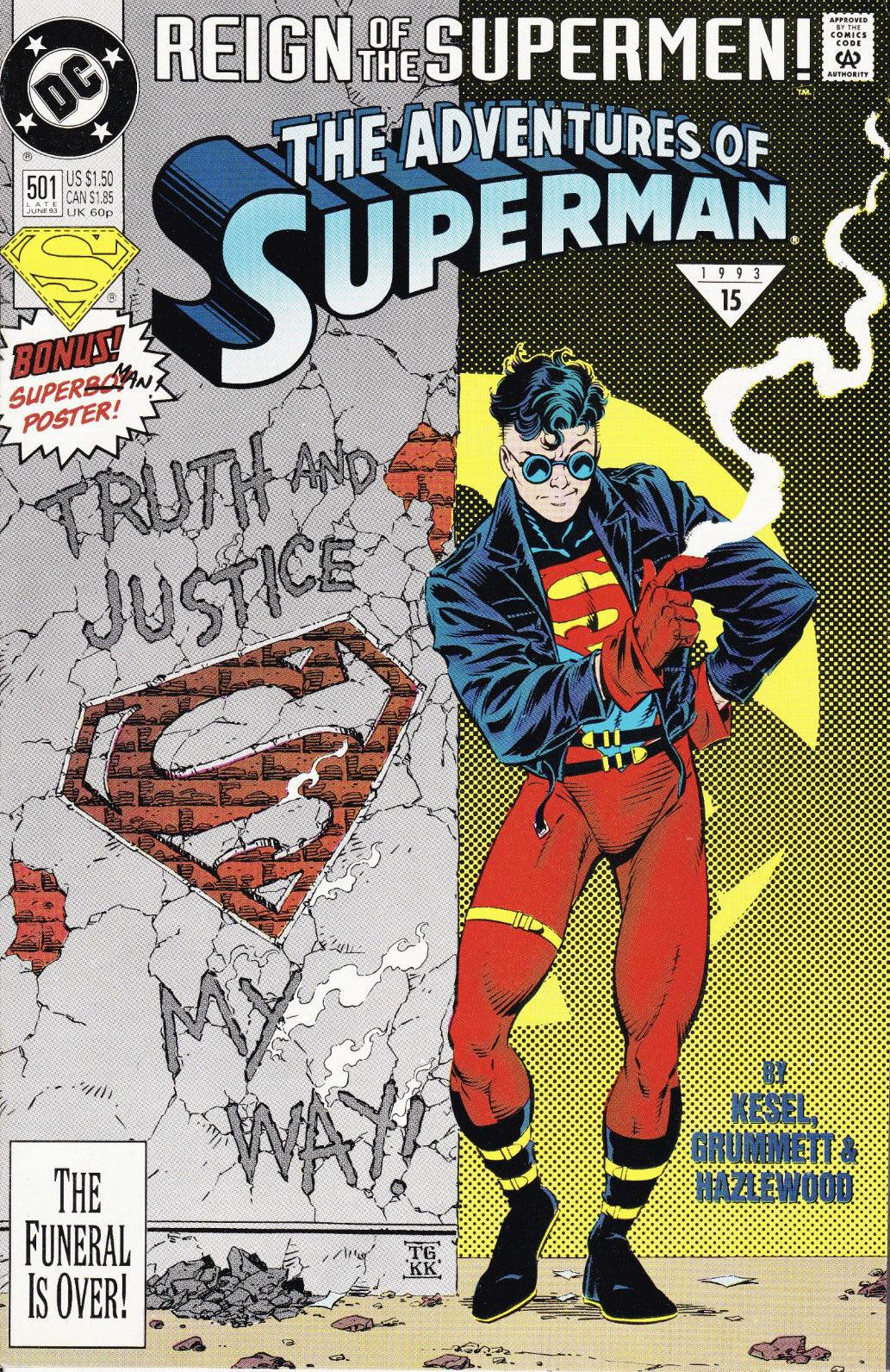 最高の90年代スーパーボーイ [The Adventures of Superman # 501] : r