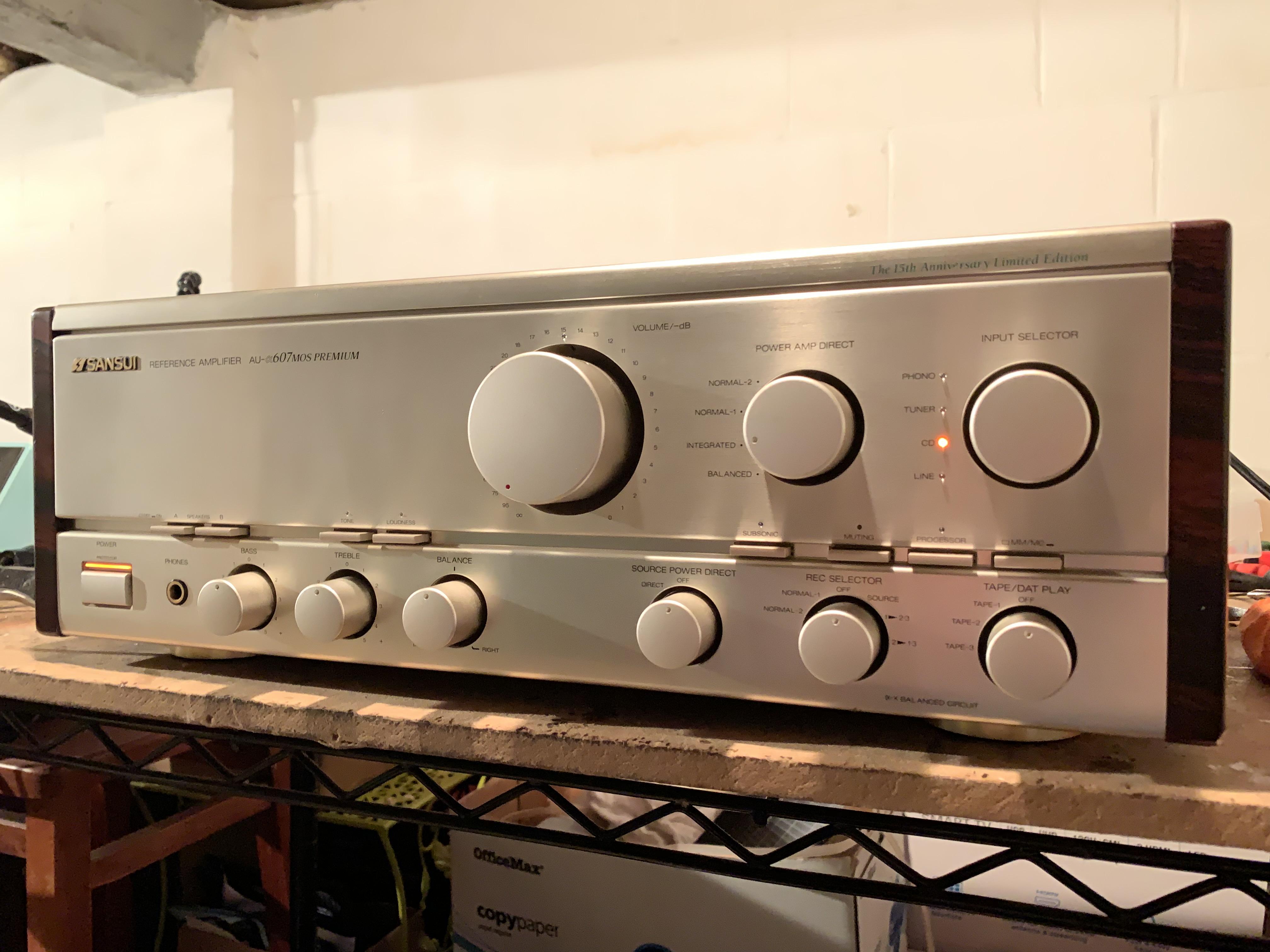 Sansui AU-alpha607MOS Premium - 15th Anniversary Limited Edition