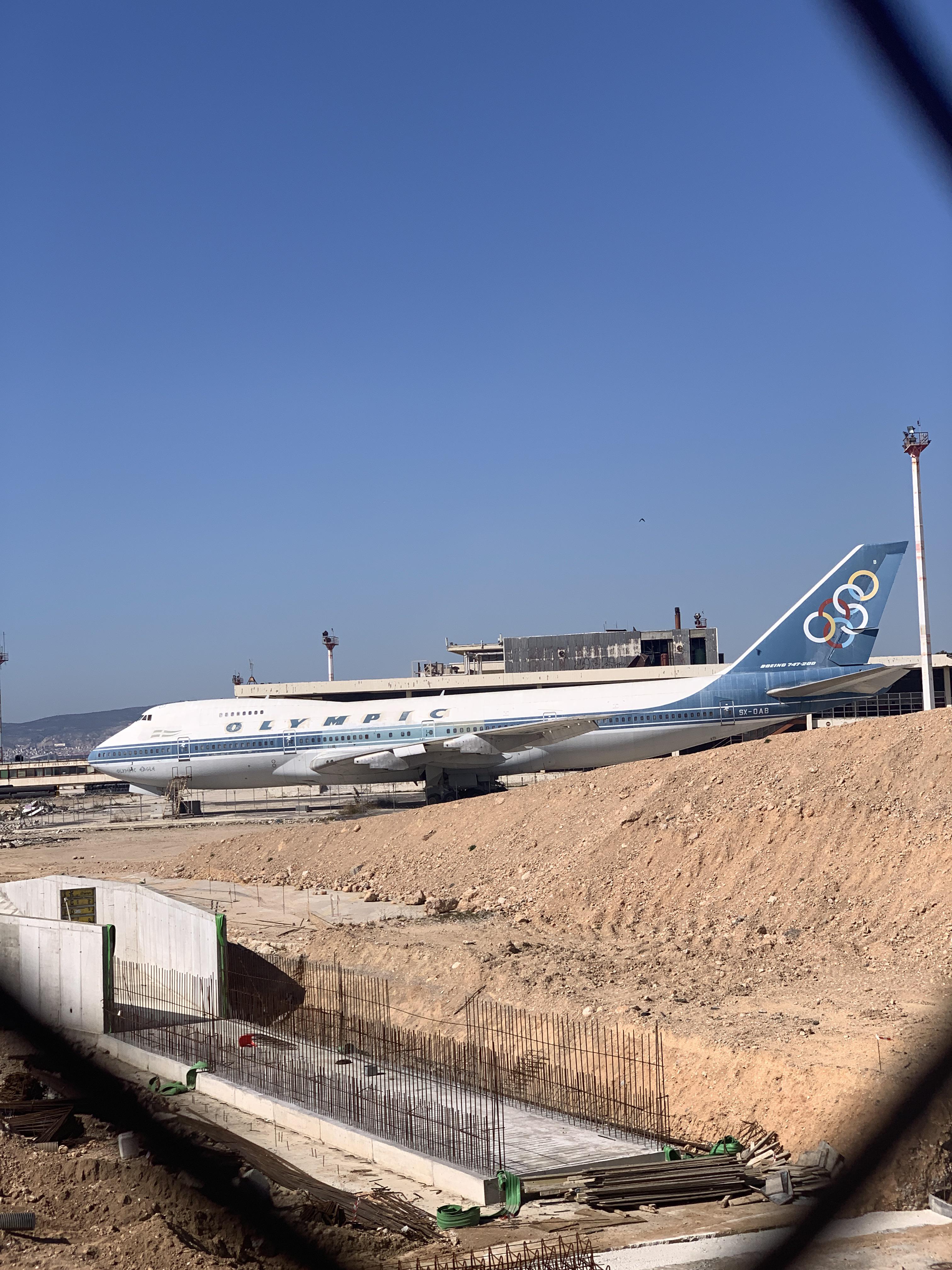 OA オリンピック航空 Aviationtag B747-200 The Olympic Flame of