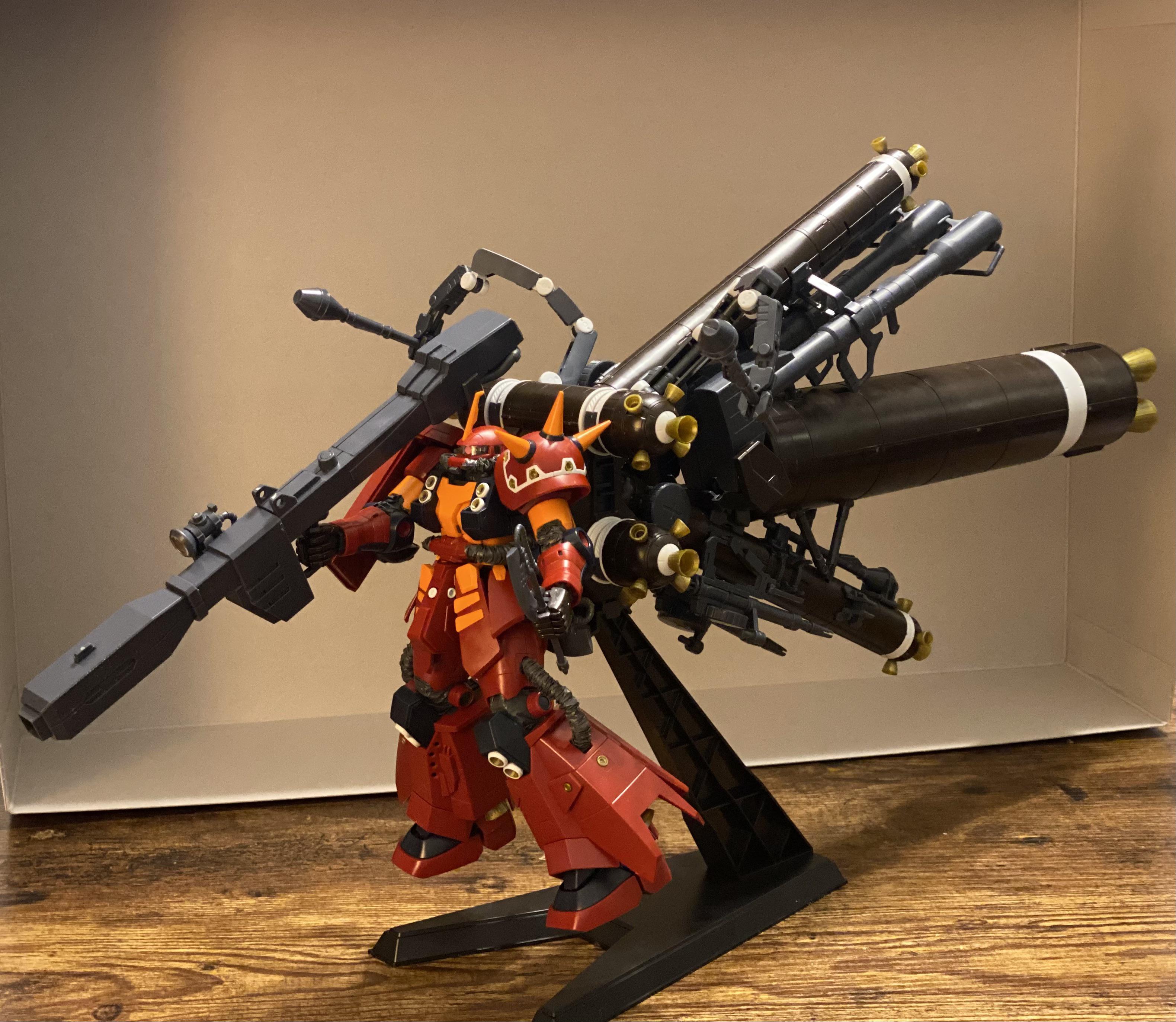 サイコ・ザクはずっと俺の憧れのキットだったんだけど、組み立ててマジ