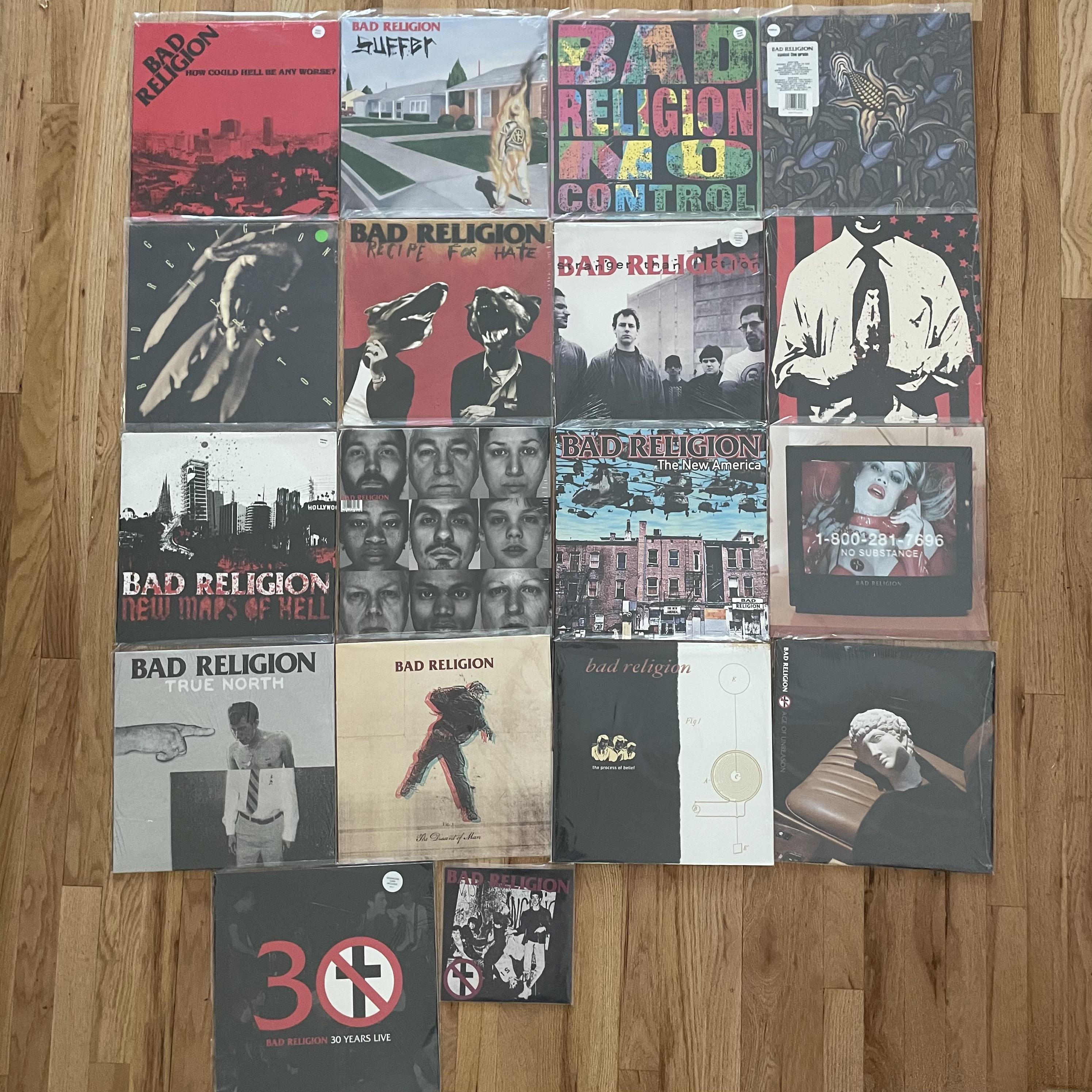 俺の Bad Religion コレクション : r/vinyl