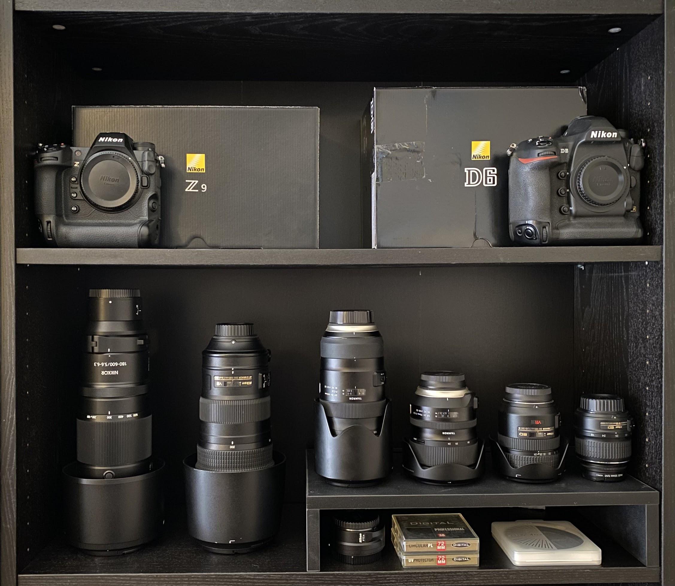 今のコレクション、Z9と180-600はすごい追加になったよ！ : r/Nikon