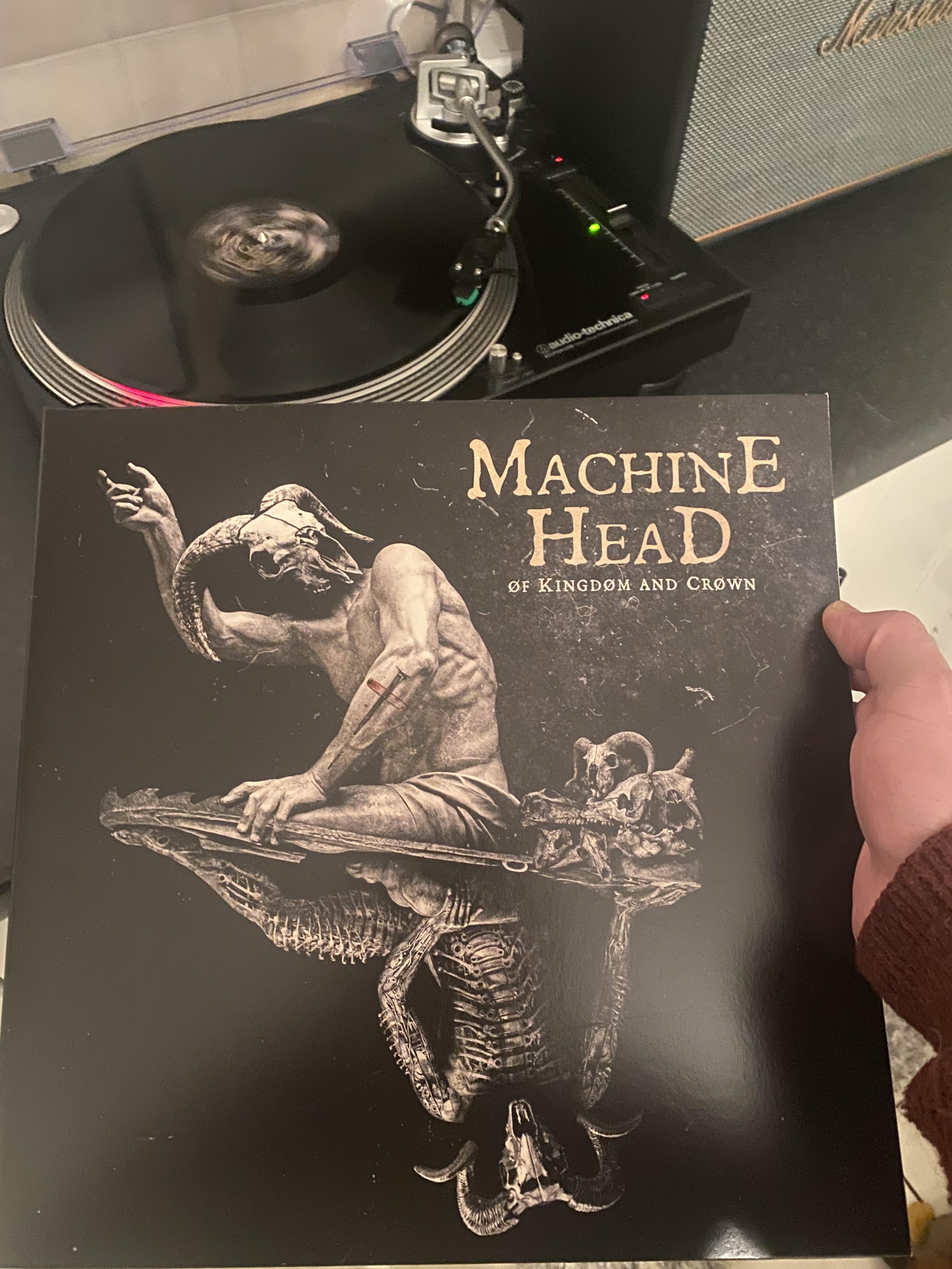 Machine Head - Of Kingdom and Crown. Their latest album, going to