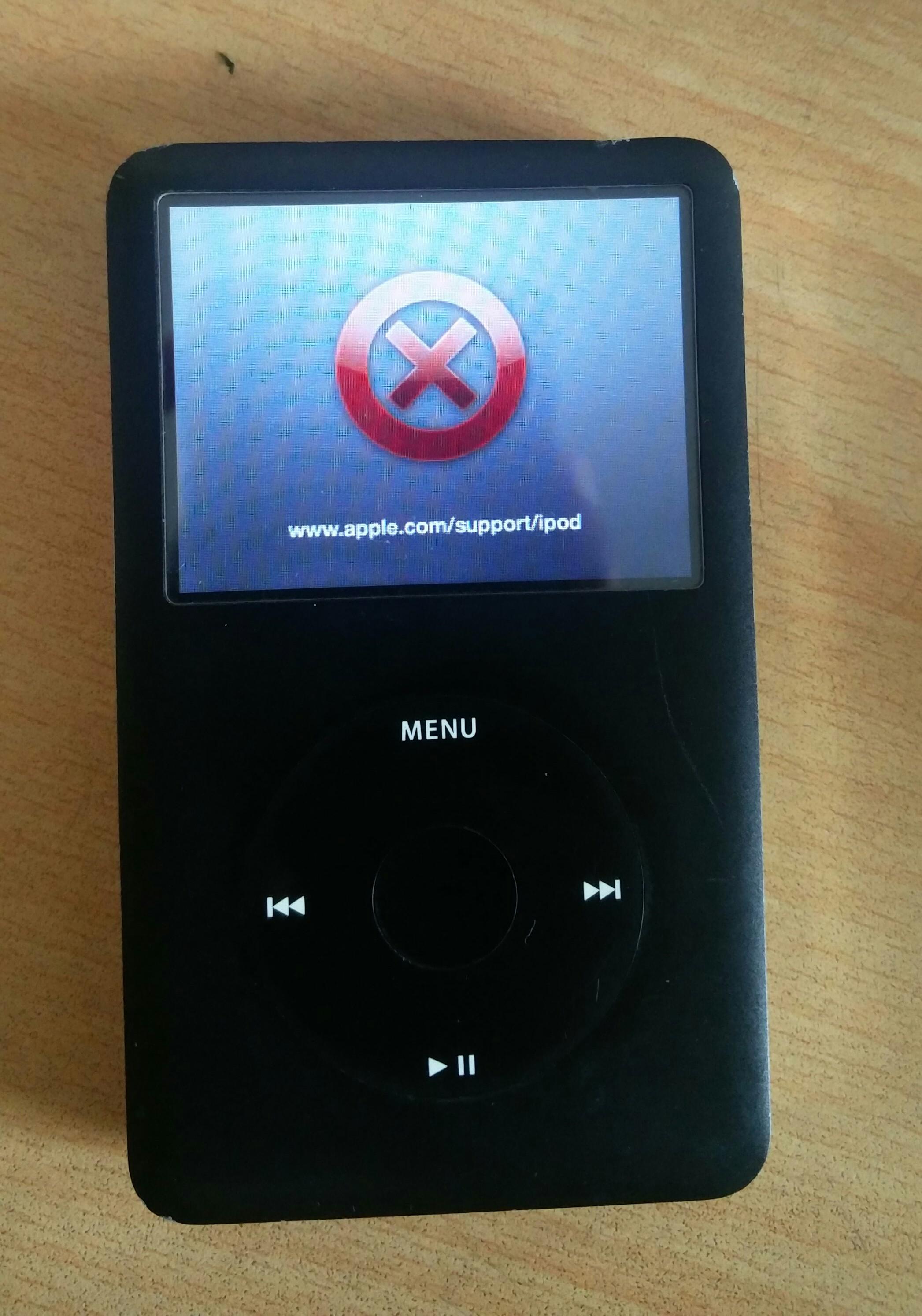 iPod 第5世代のエラー、どうやって直すの？ 助けて！ : r/IpodClassic