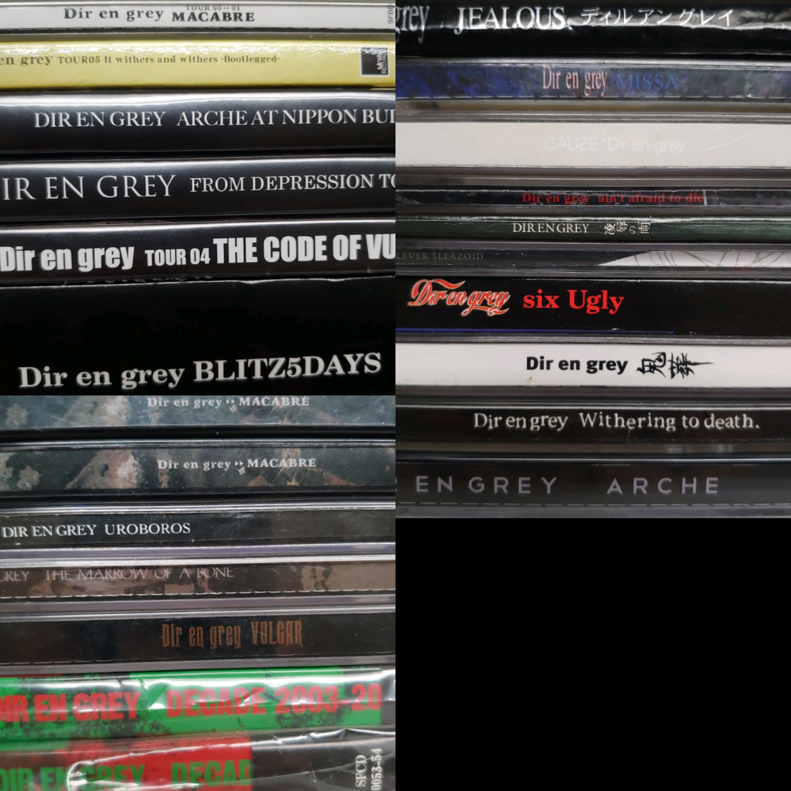 Show us your Dir en grey collection! 👁 : r/DEG