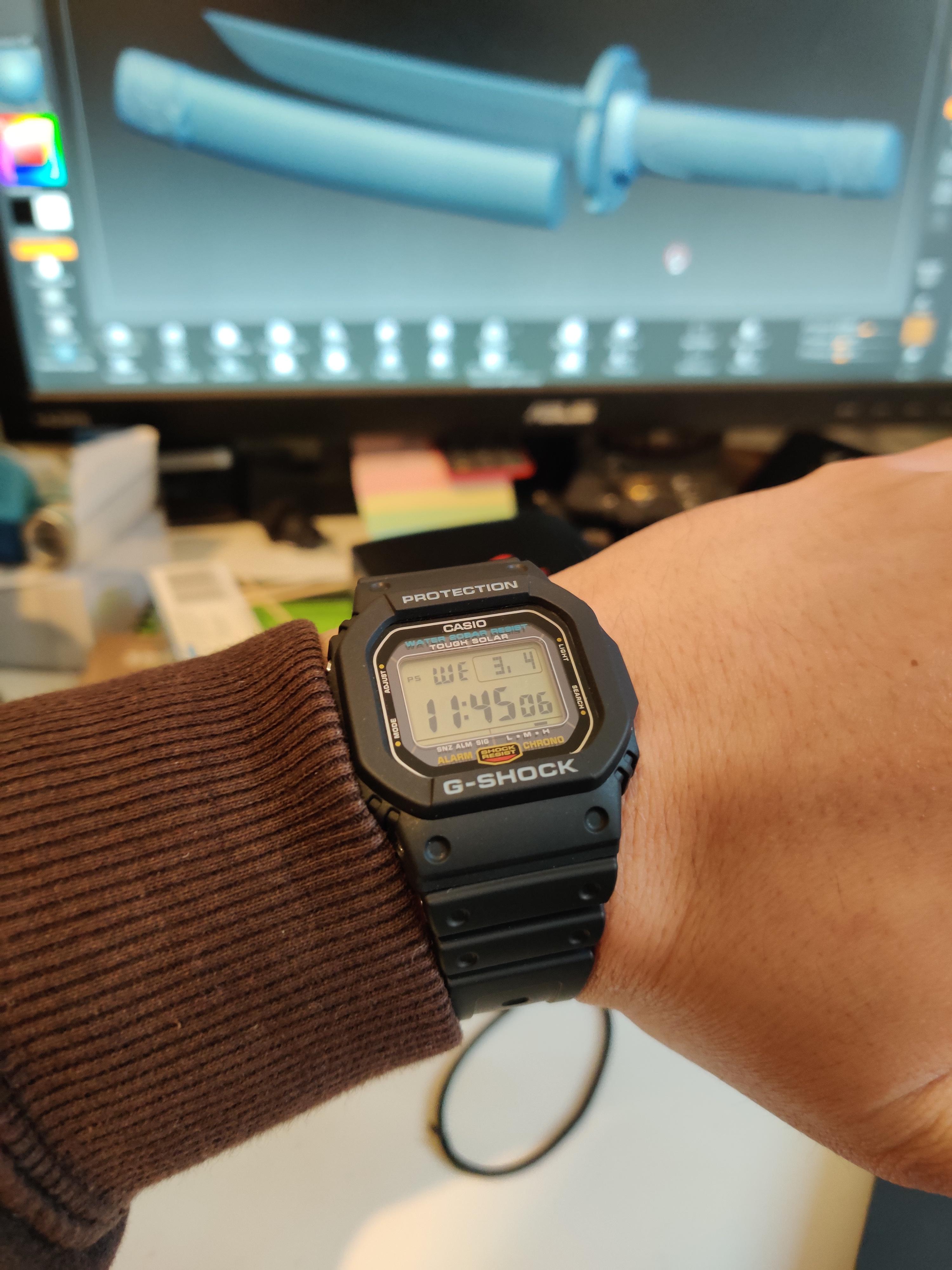 G-SHOCK] G-5600 タフソーラー、G-ショック。 : r/Watches