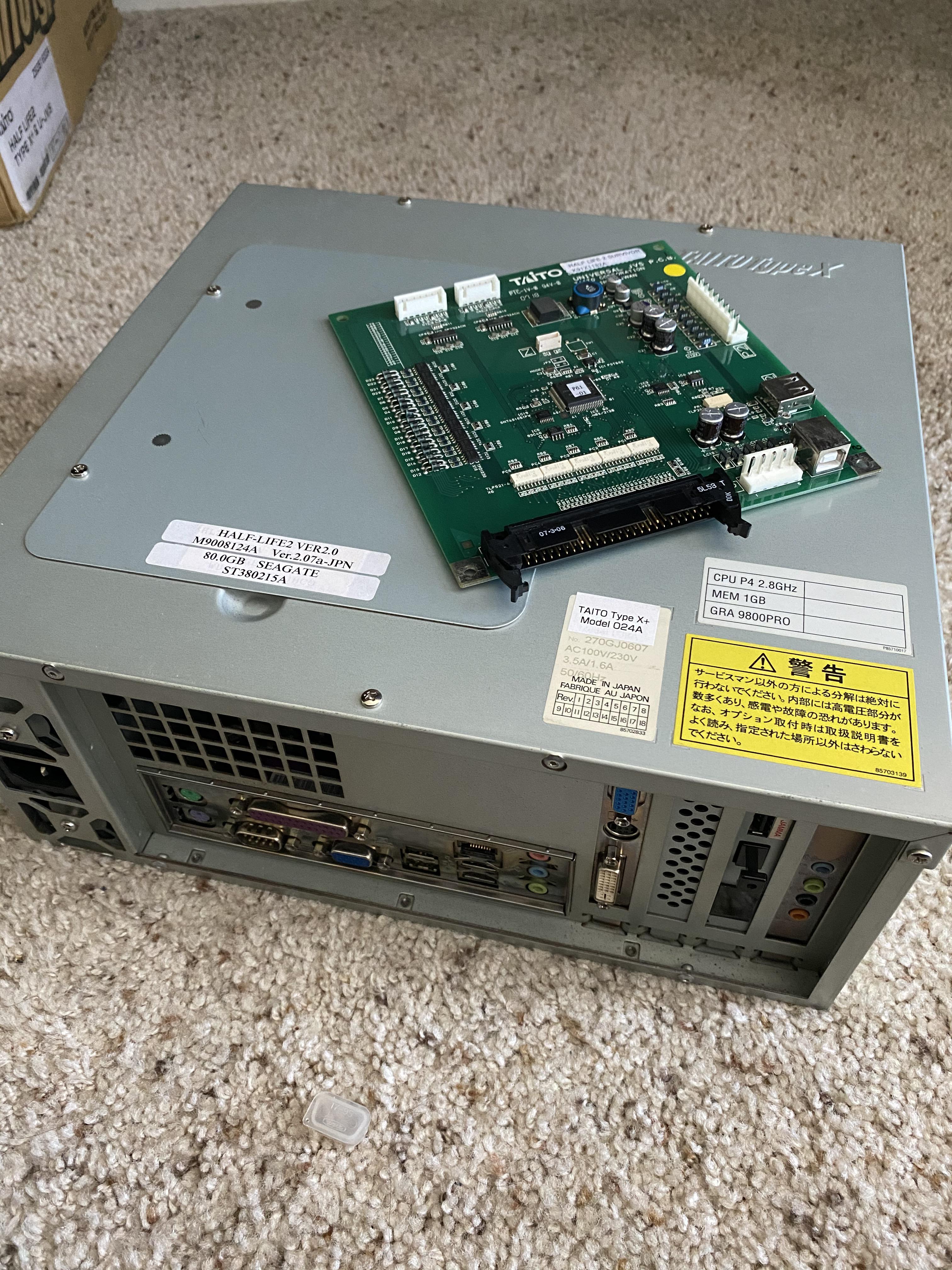 Taito Type X の実行を手伝って : r/cade