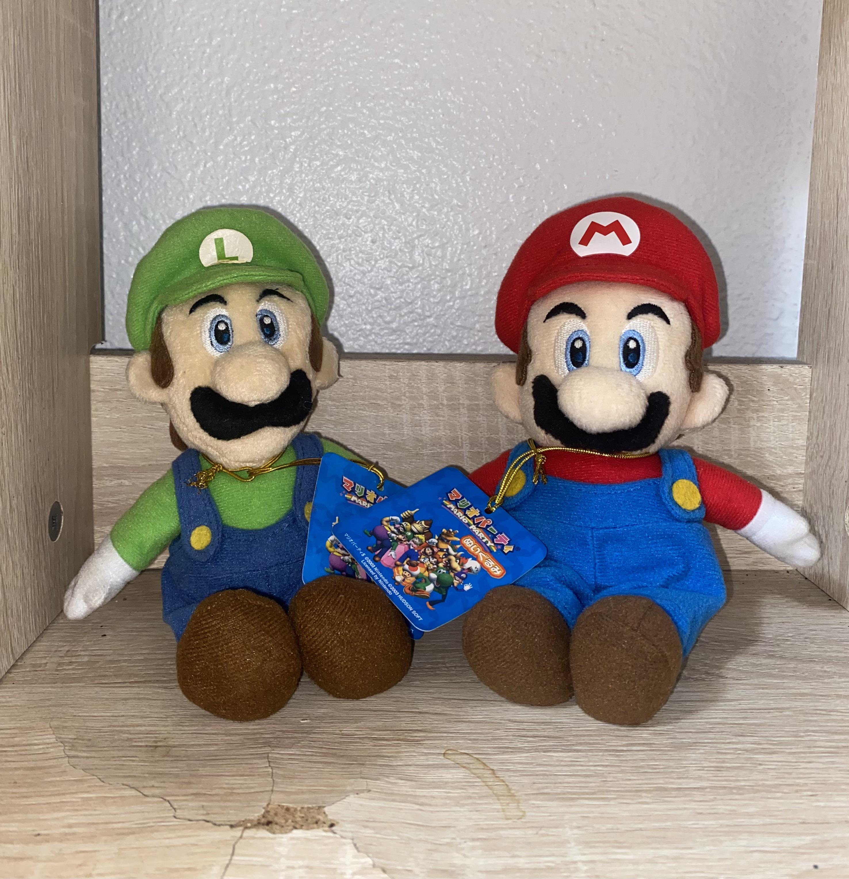 レア マリオパーティ5 ルイージ ぬいぐるみ 三英貿易