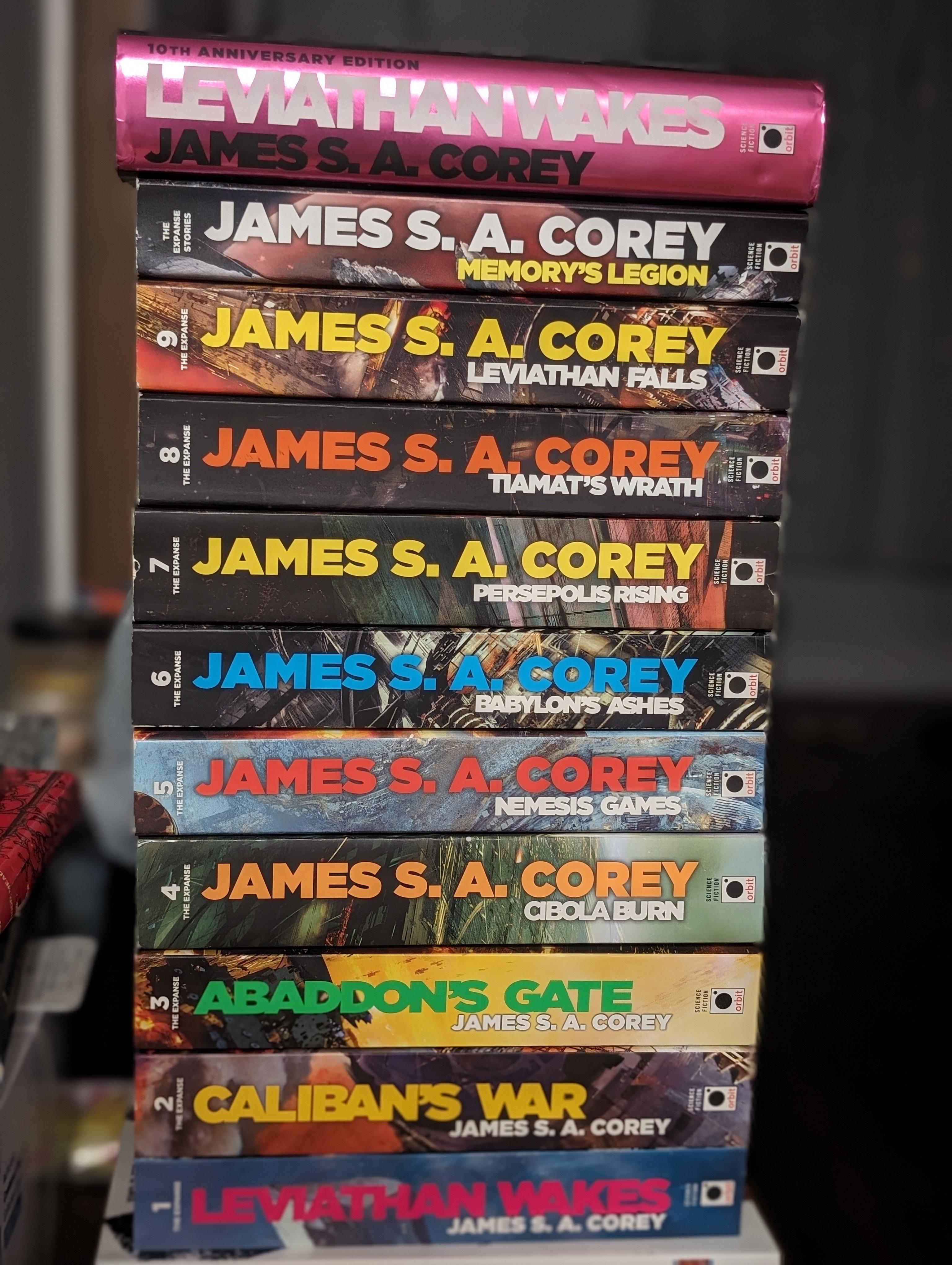 Got the whole series plus Leviathan Wakes 10th Anniversary Edition